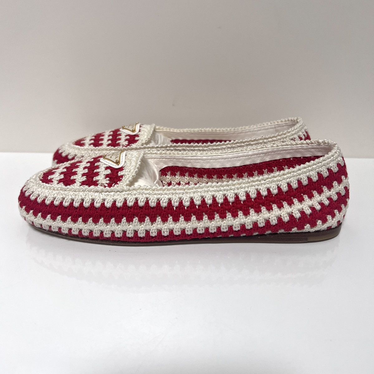 Prada Prada Crochet Ballet Flat Loafer Size US 6 / IT 36 - 2 Thumbnail