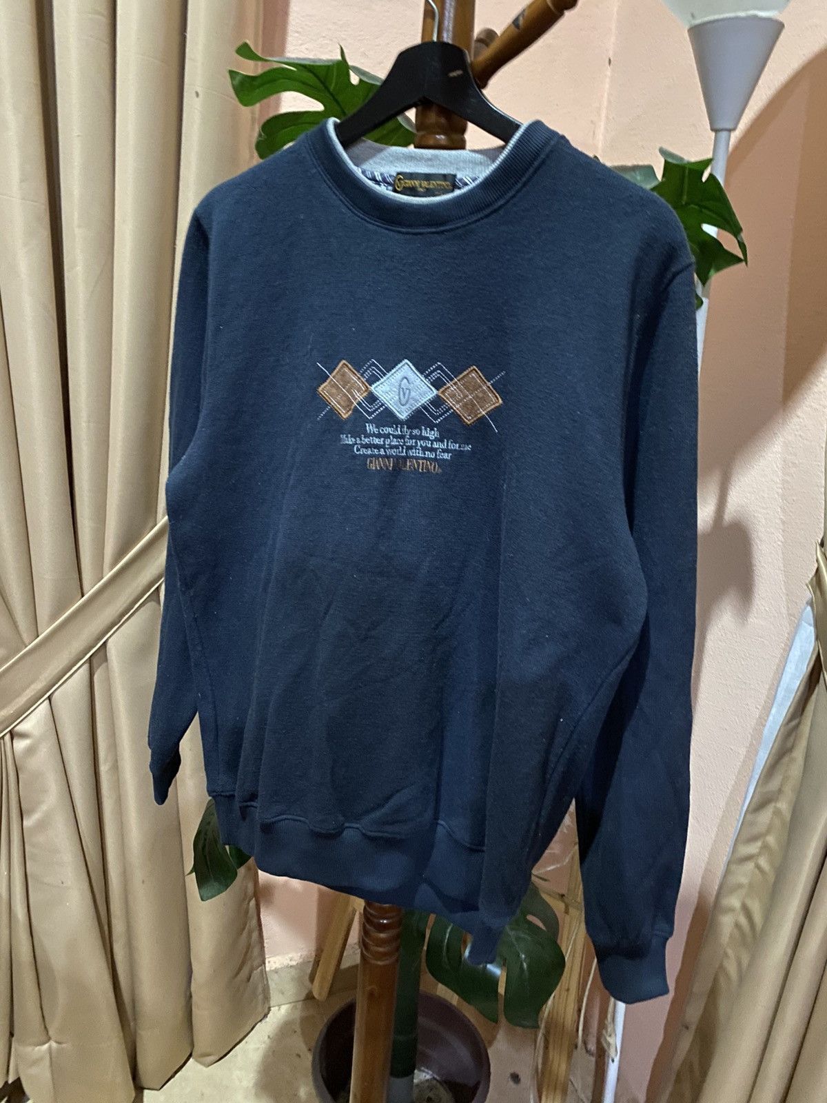 Gianni Valentino VINTAGE GIANNI VALENTINO SWEATSHIRT MADE IN JAPAN Size US L / EU 52-54 / 3 - 3 Thumbnail