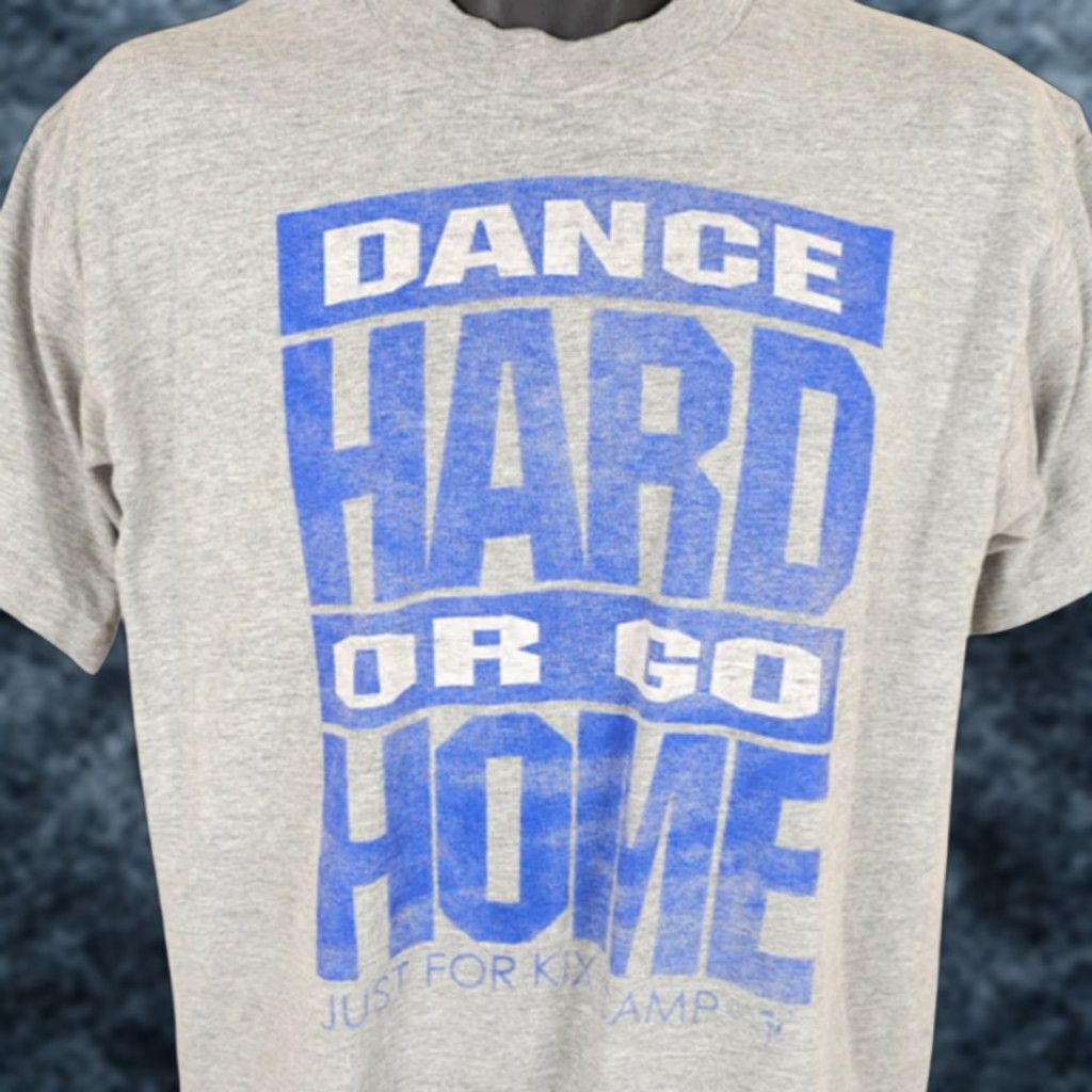 Fruit Of The Loom VINTAGE Dance T Shirt Mens Size Large Gray 90s Just For Kix Camp Made In USA Size US L / EU 52-54 / 3 - 1 Thumbnail