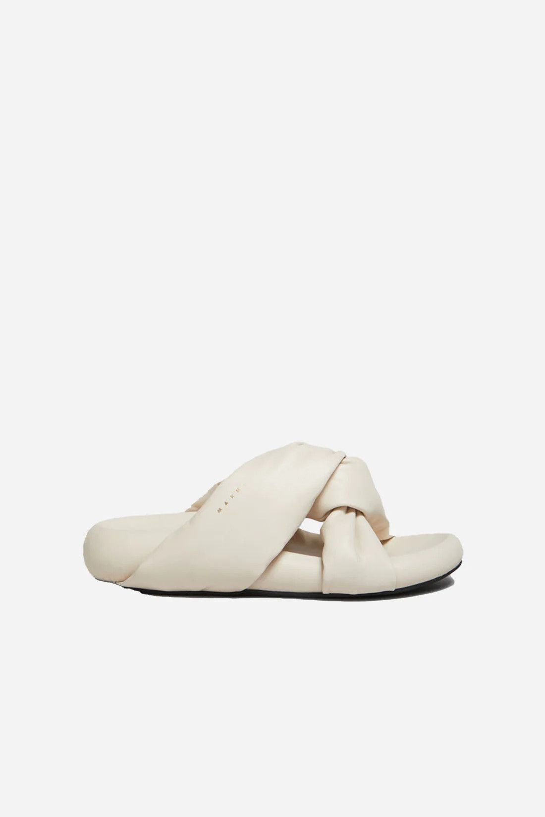o1w1db10125 Tie Sandal in Off White