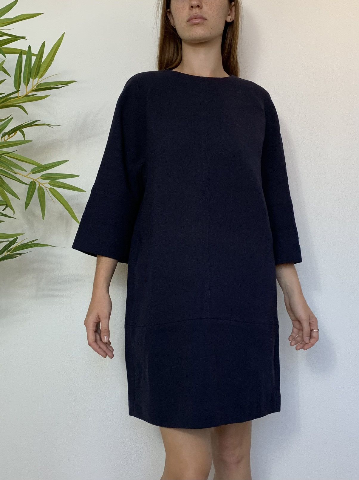 image of Vintage Marni Luxury Navy Dress, Women's (Size Medium)