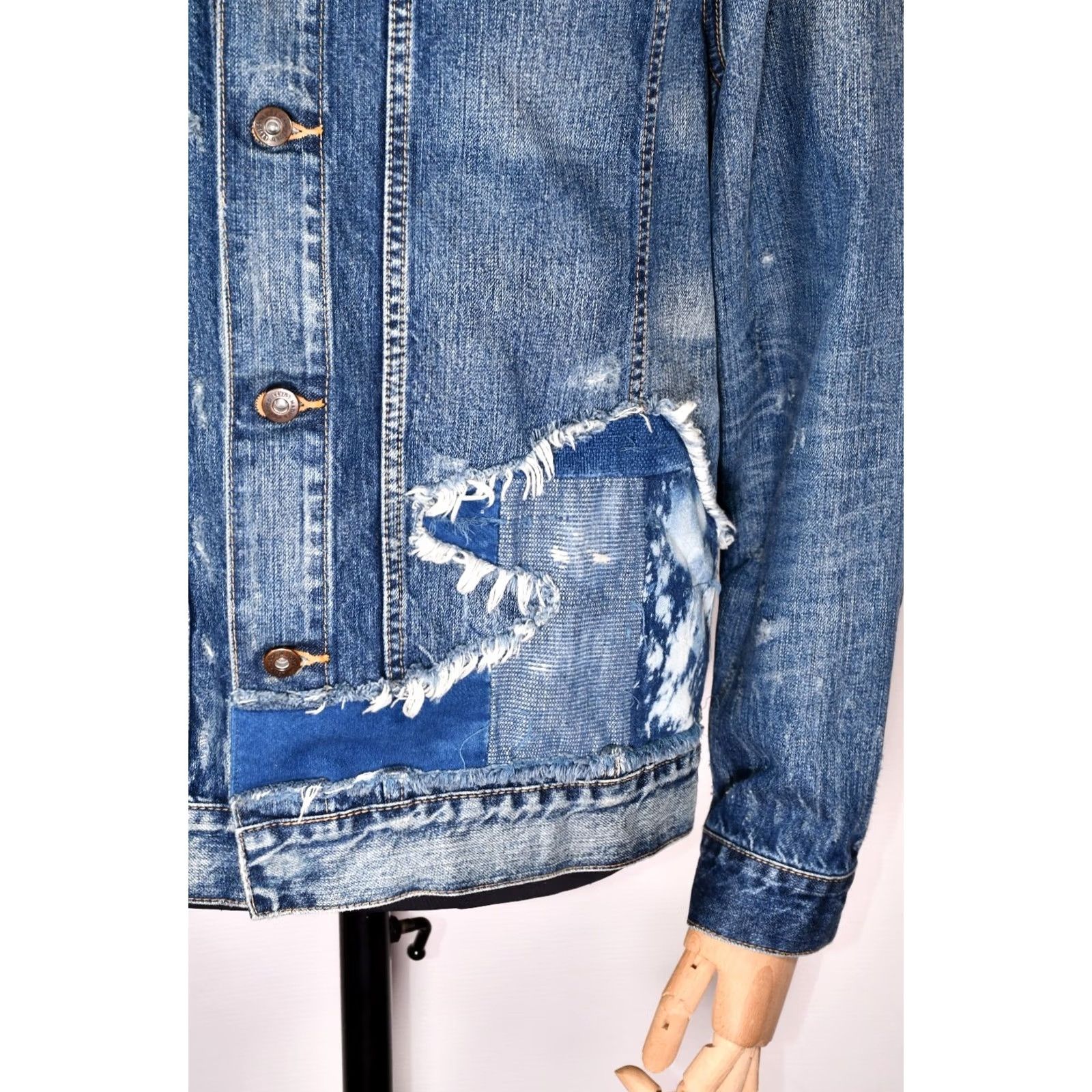 Levi's Levi’s Made & Crafted Boro Trucker Type IV Patched Jacket Made in Japan size 3 L Size US L / EU 52-54 / 3 - 2 Thumbnail