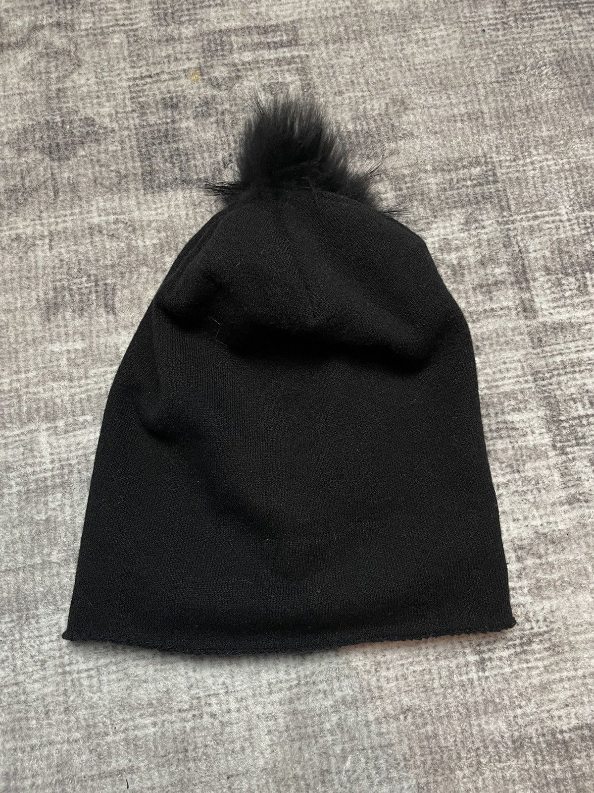 If Six Was Nine L.G.B. Le Grande Bleu Racoon Rabbit Fur Mohawk Beanie White Size ONE SIZE - 5 Thumbnail