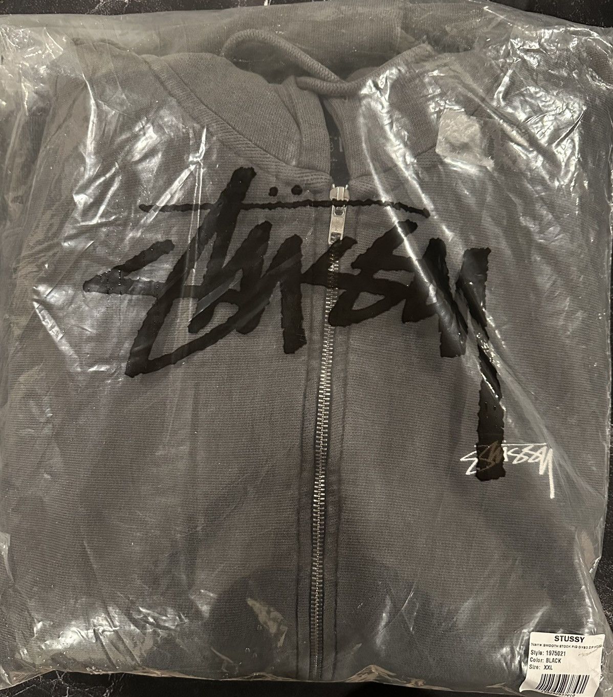 Stussy Stussy Smooth Stock Pig Dyed Zip Hoodie Size US XXL / EU 58 / 5 - 7 Thumbnail