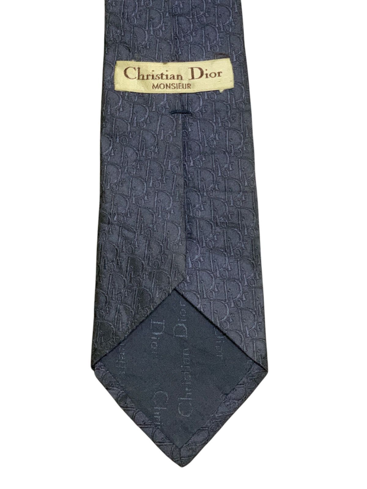 Christian Dior Monsieur × Dior Rare Design Vintage Christian Dior Monsieur Monogram Ties Size ONE SIZE - 3 Thumbnail