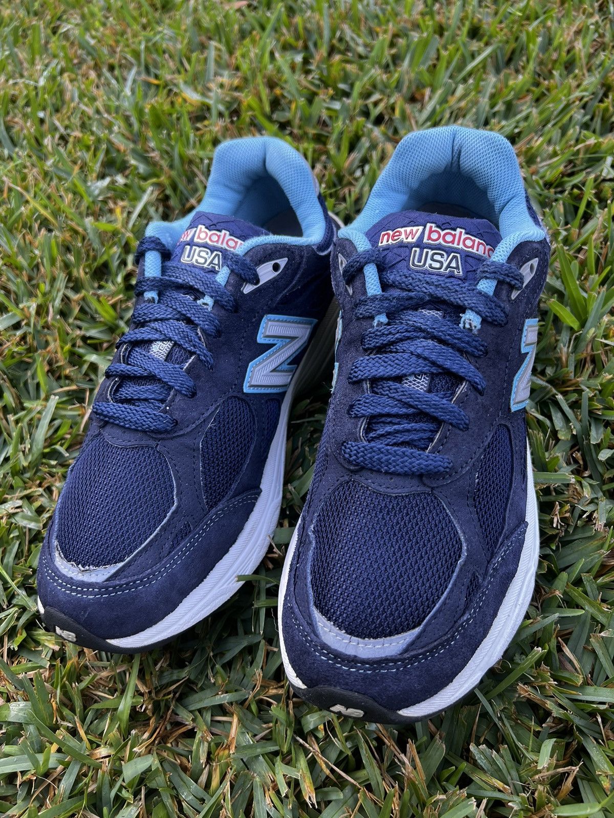 New Balance CLEAN New Balance 990v3 Made in USA size 8 Womens Navy Blue Size US 8 / IT 38 - 3 Thumbnail
