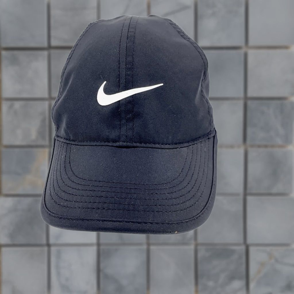 Nike Nike Featherlight Dri-FIT Cap Hat Running Athletic Strap Back Mens One Size Size ONE SIZE - 1 Thumbnail