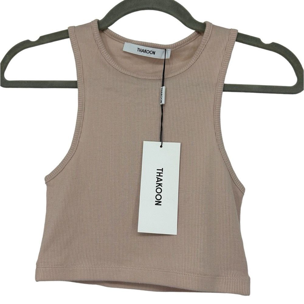 THAKOON THAKOON DU DUSTY PINK CROP TOP WOMEN SIZE SMALL Size S / US 4 / IT 40 - 1 Thumbnail