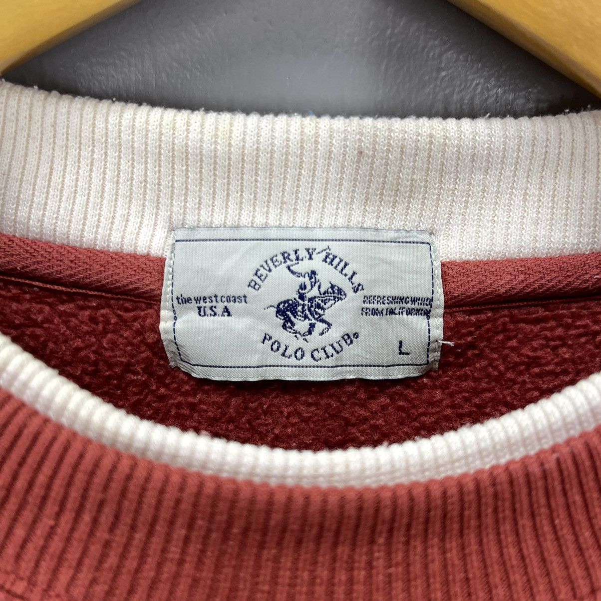 Beverly Hills Polo Club BHPC Crew Neck Sweatshirt #1487/AY Size US L / EU 52-54 / 3 - 4 Thumbnail