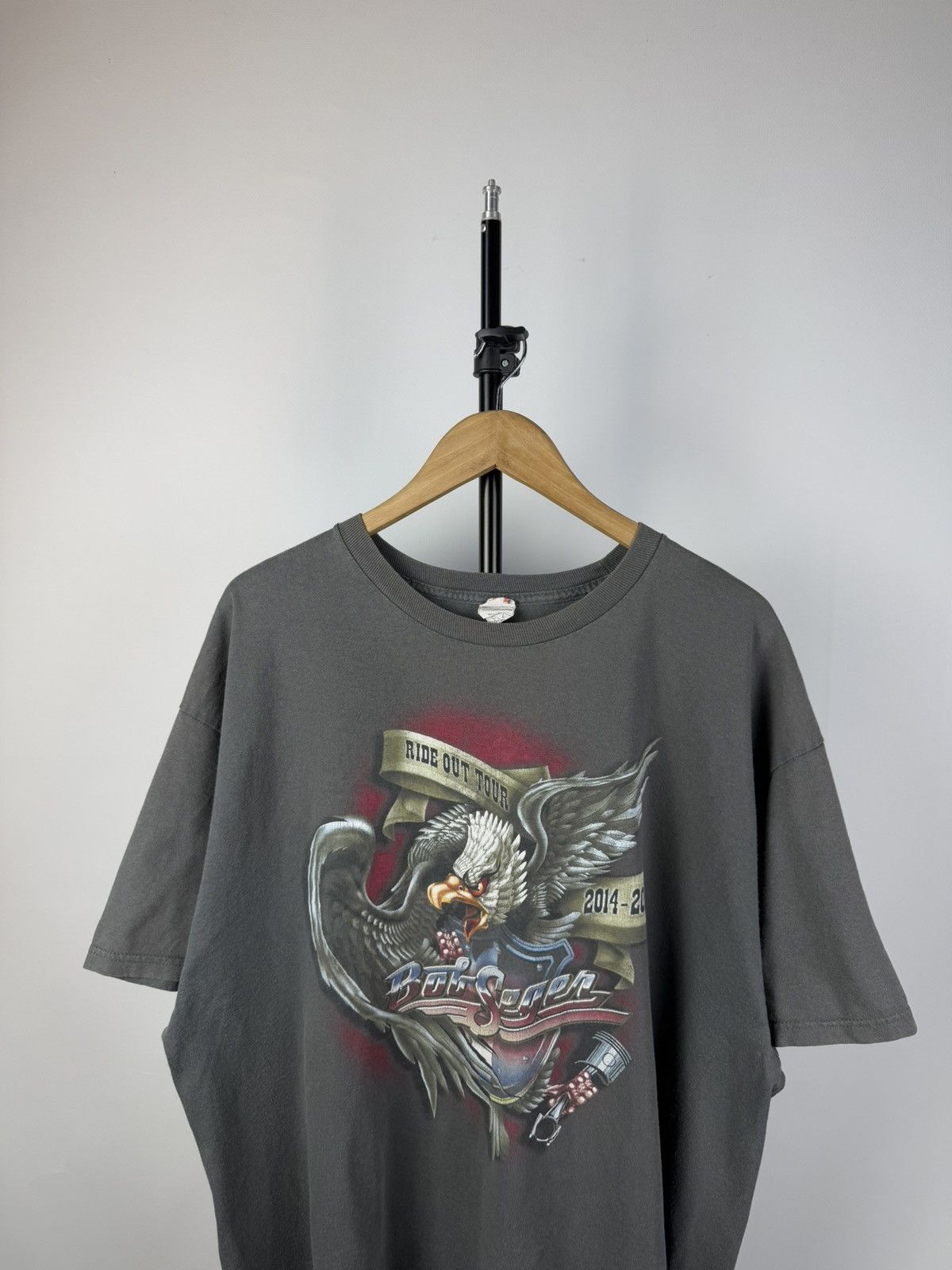 Band Tees × Vintage Bob Seger & The Silver Bullet Band Final Tour Vintage Tshirt Size US XXL / EU 58 / 5 - 2 Thumbnail