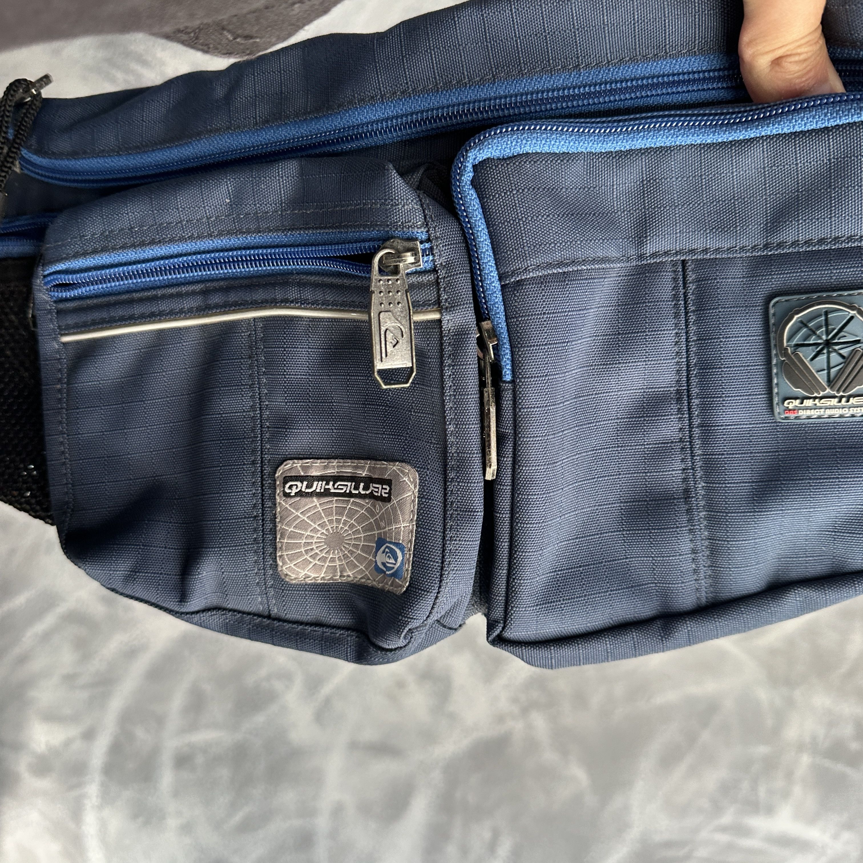 Quiksilver Vtg Quiksilver Waist Pack Fanny Pack Waist Bag Blue Rare Size ONE SIZE - 3 Thumbnail