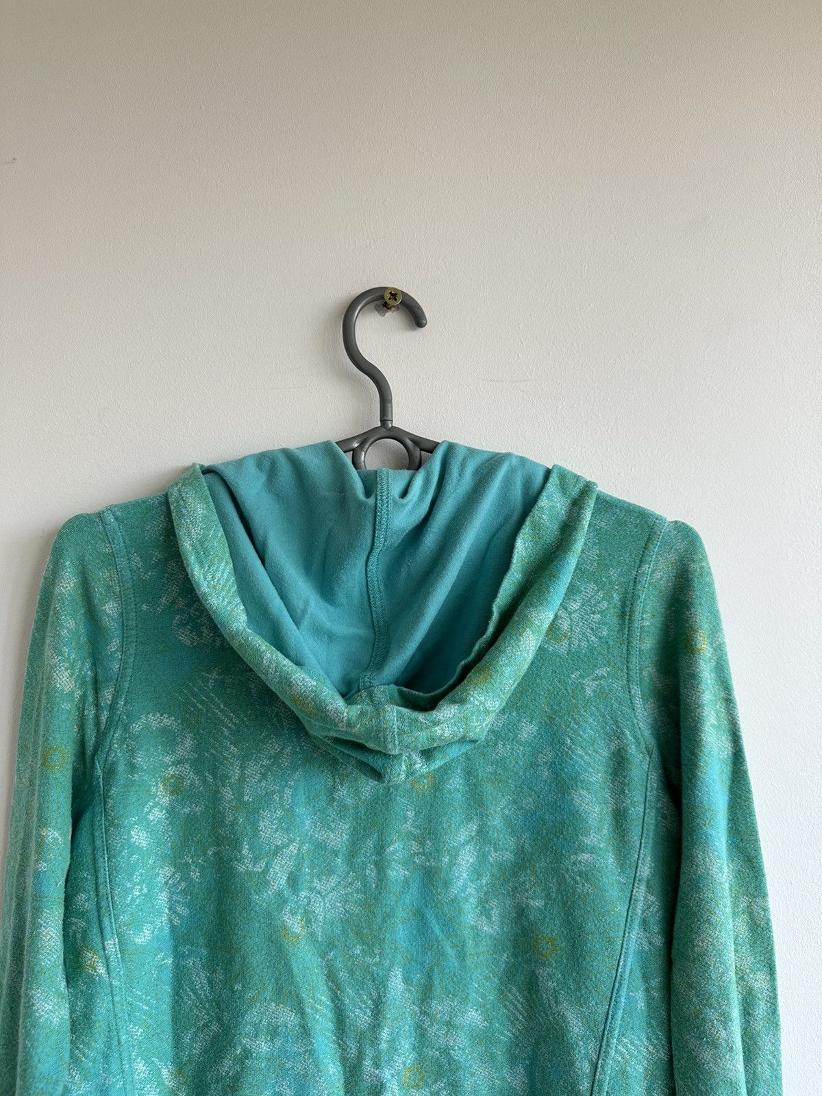 Custo Barcelona Custo Barcelona Zip Hoodie Sweatshirt Green Floral Size S Size S / US 4 / IT 40 - 9 Thumbnail