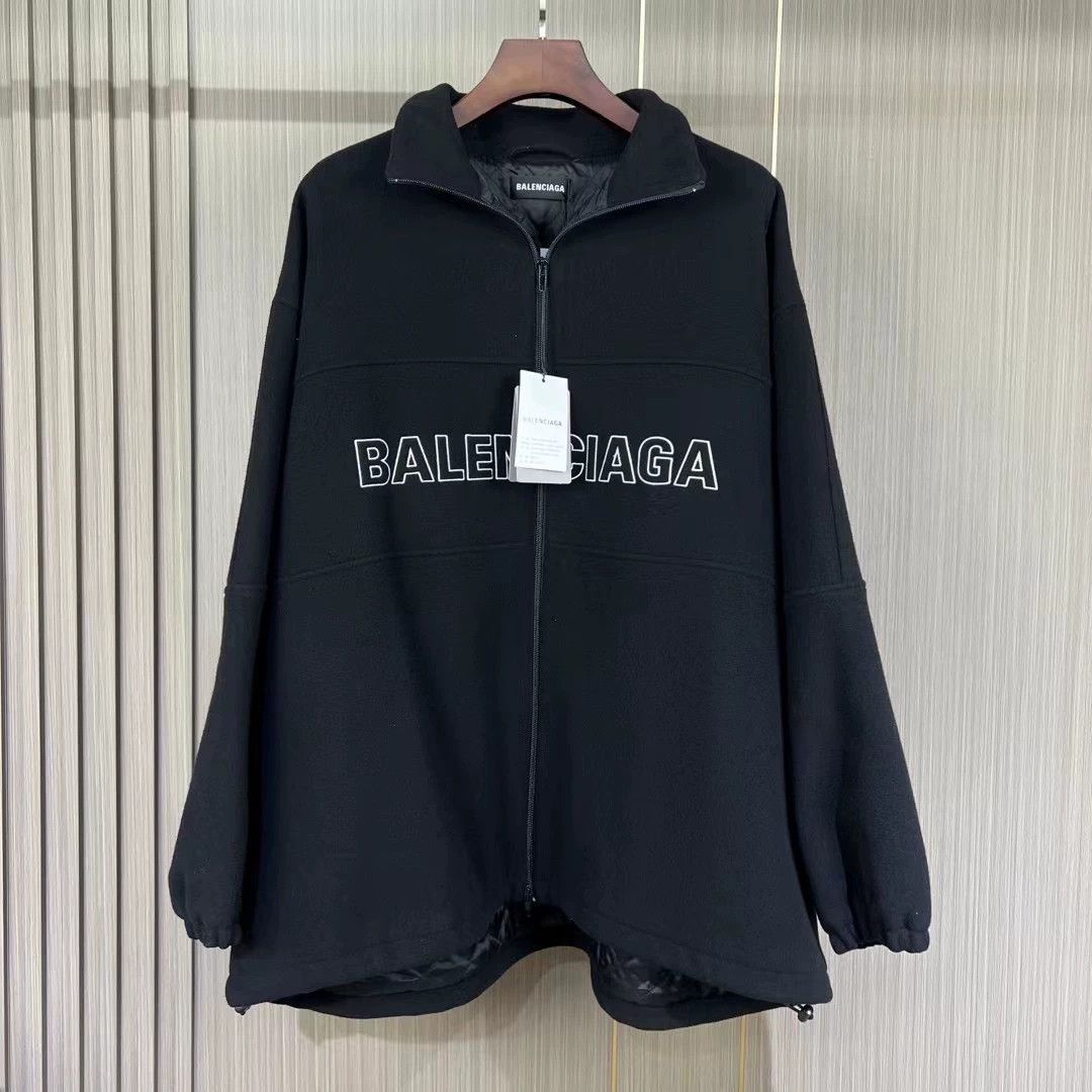 Balenciaga Balenciaga wool embroidered letter jacket Size US M / EU 48-50 / 2 - 1 Thumbnail