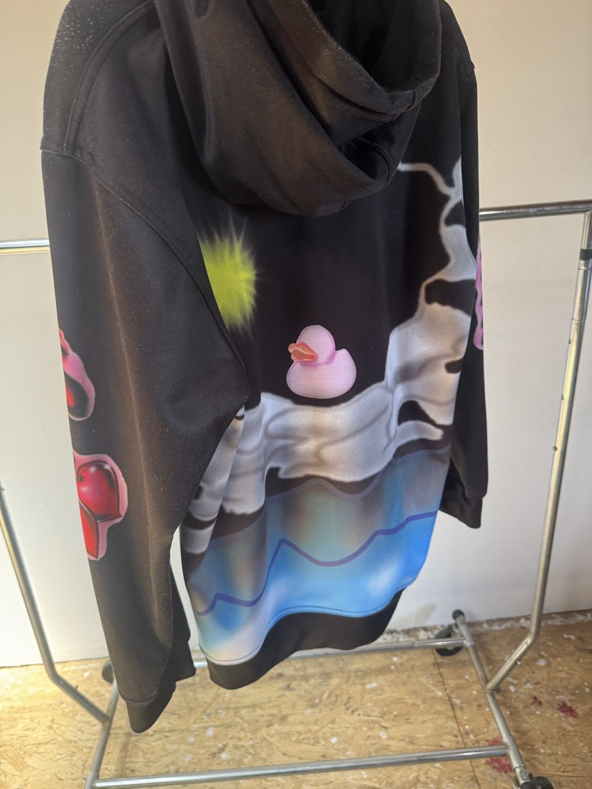 Designer WIREMYMONEY Limited Edition Black Bandana Hoodie Size US M / EU 48-50 / 2 - 9 Thumbnail