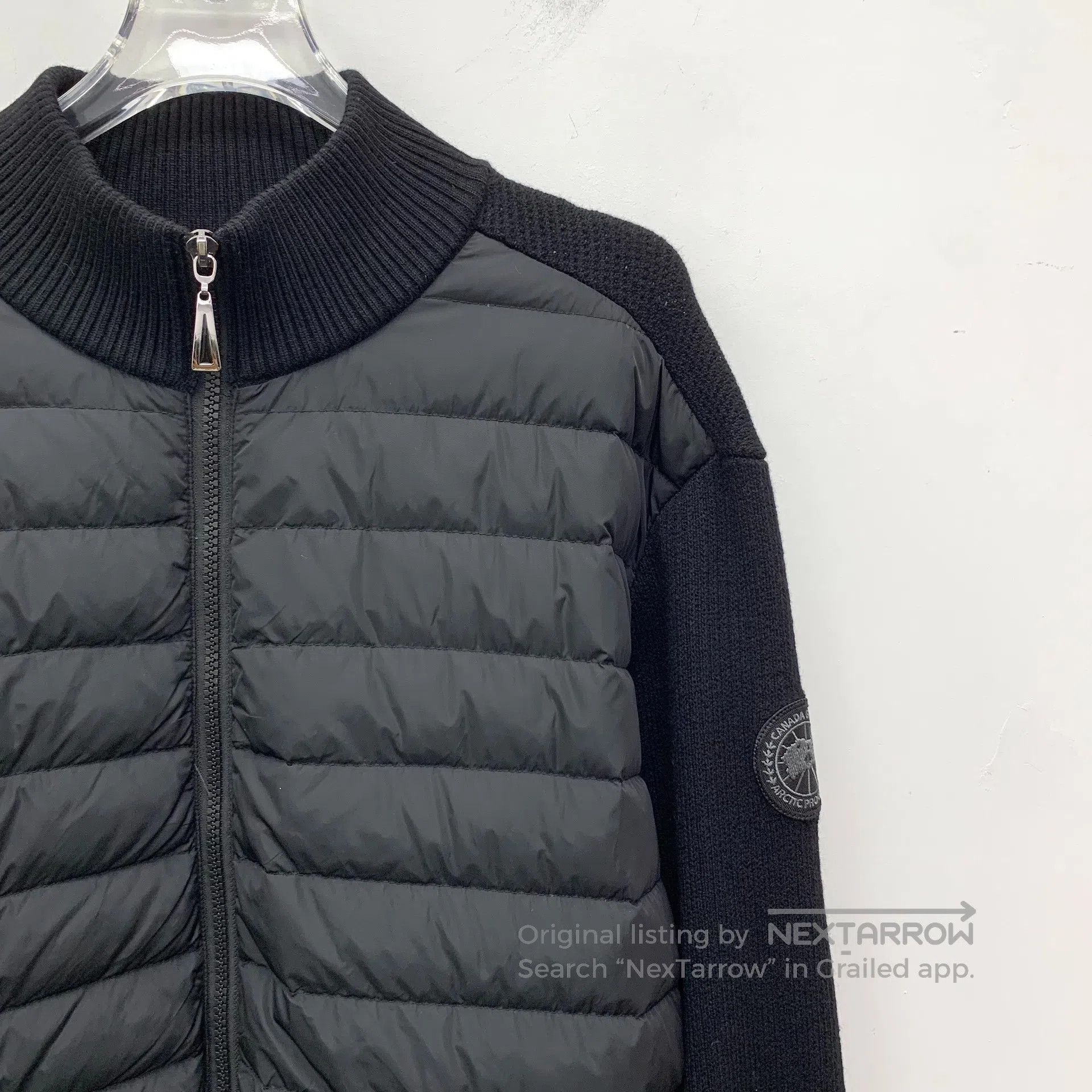 Canada Goose Canada Goose Black Logo Patch Collar Zipper Long Sleeve Kn Size US L / EU 52-54 / 3 - 3 Thumbnail