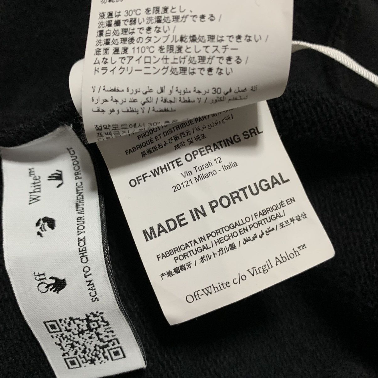 Off-White Off White Large Marker Arrows Black Sweatshirt Crewneck Size US L / EU 52-54 / 3 - 9 Thumbnail