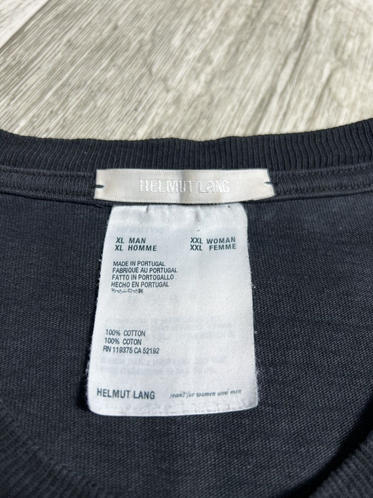 Helmut Lang Vintage Helmut Lang T-shirt Y2k avant garde GB Hysteric Glam Size US XL / EU 56 / 4 - 4 Thumbnail