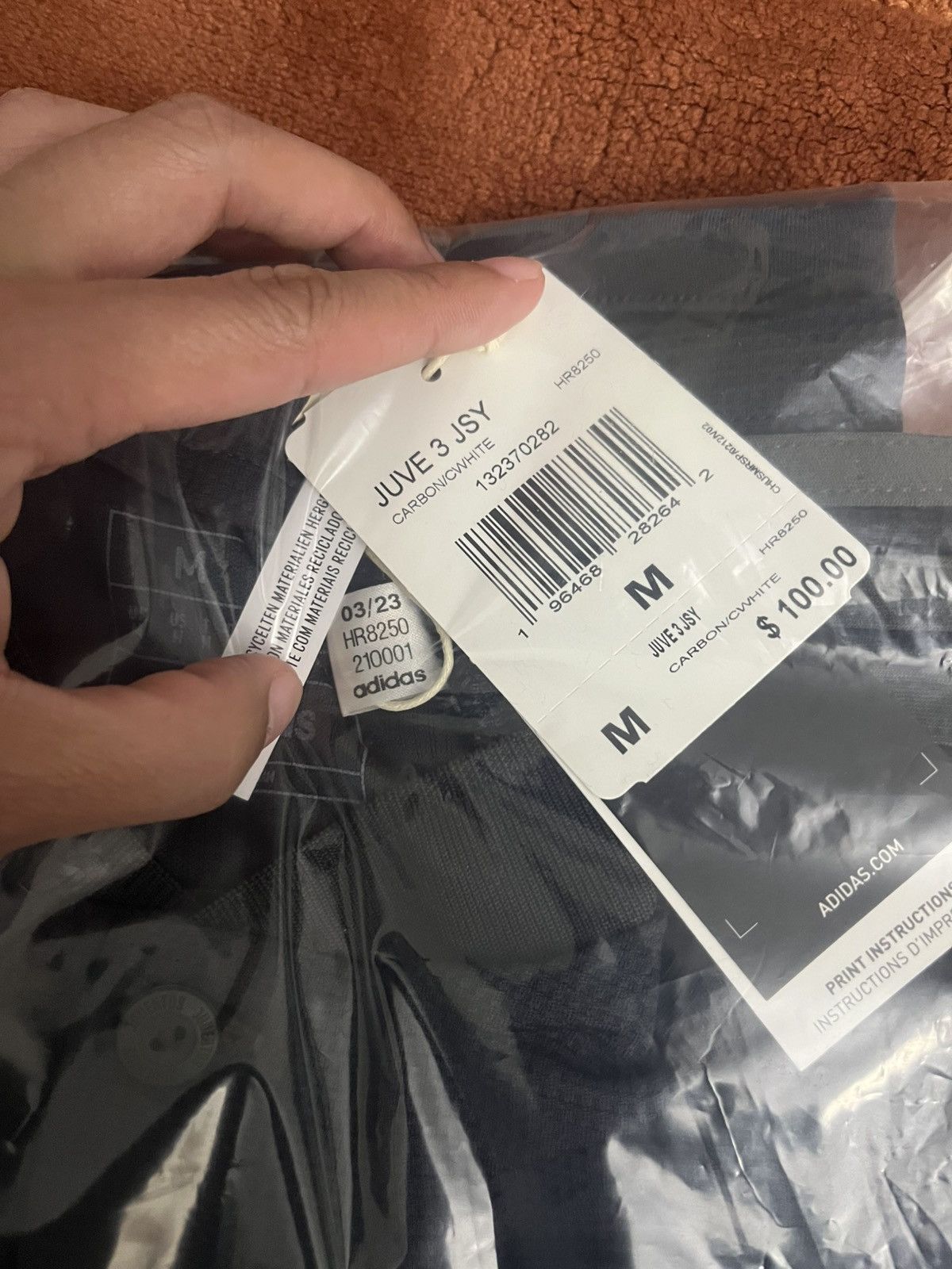 Adidas Adidas 2023/24 Juventus Third Kit Soccer Football Jersey M Size US M / EU 48-50 / 2 - 2 Thumbnail