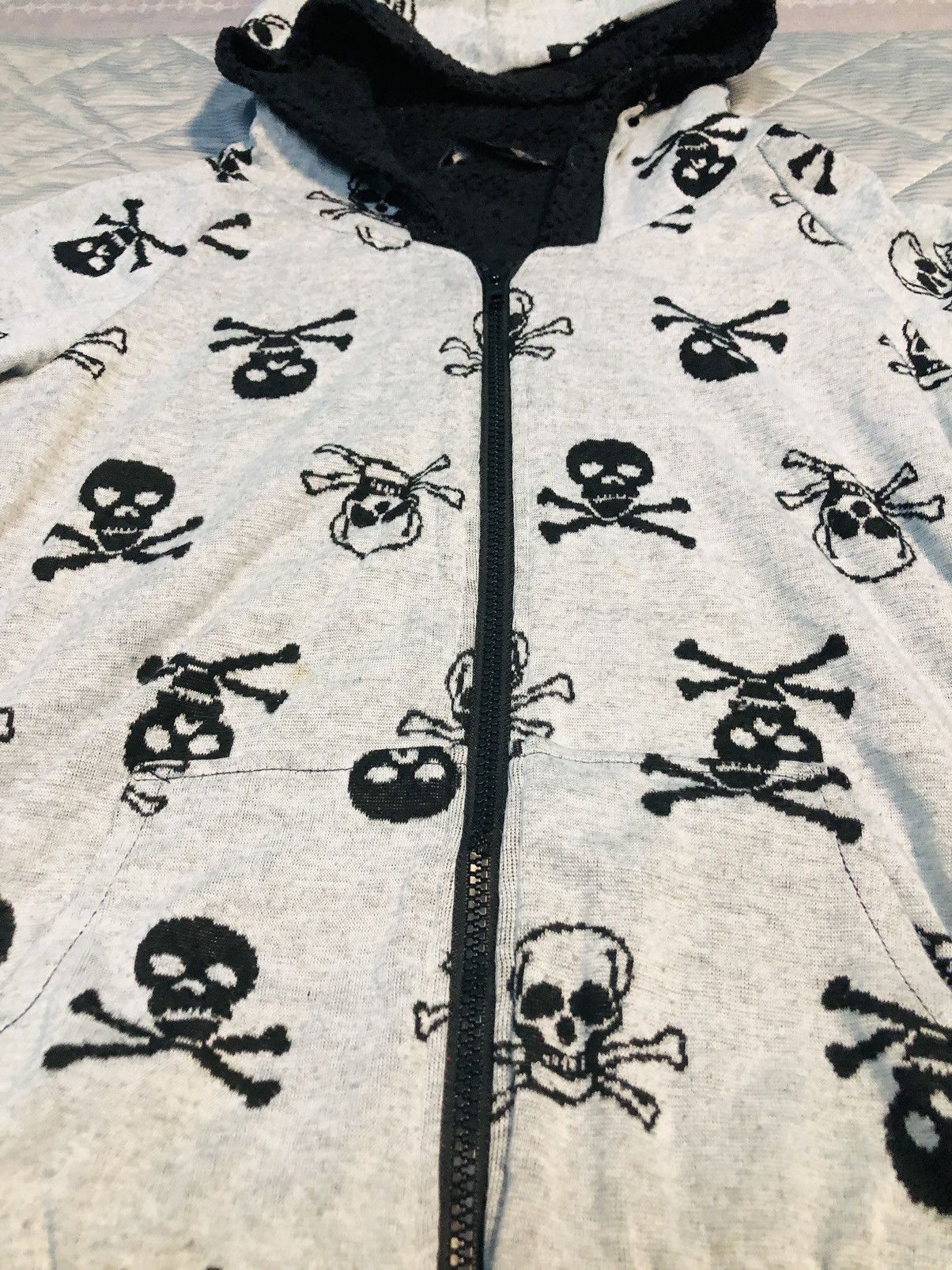 Japanese Brand Crazy Angel Skull Hoodies (25) Size US L / EU 52-54 / 3 - 7 Thumbnail