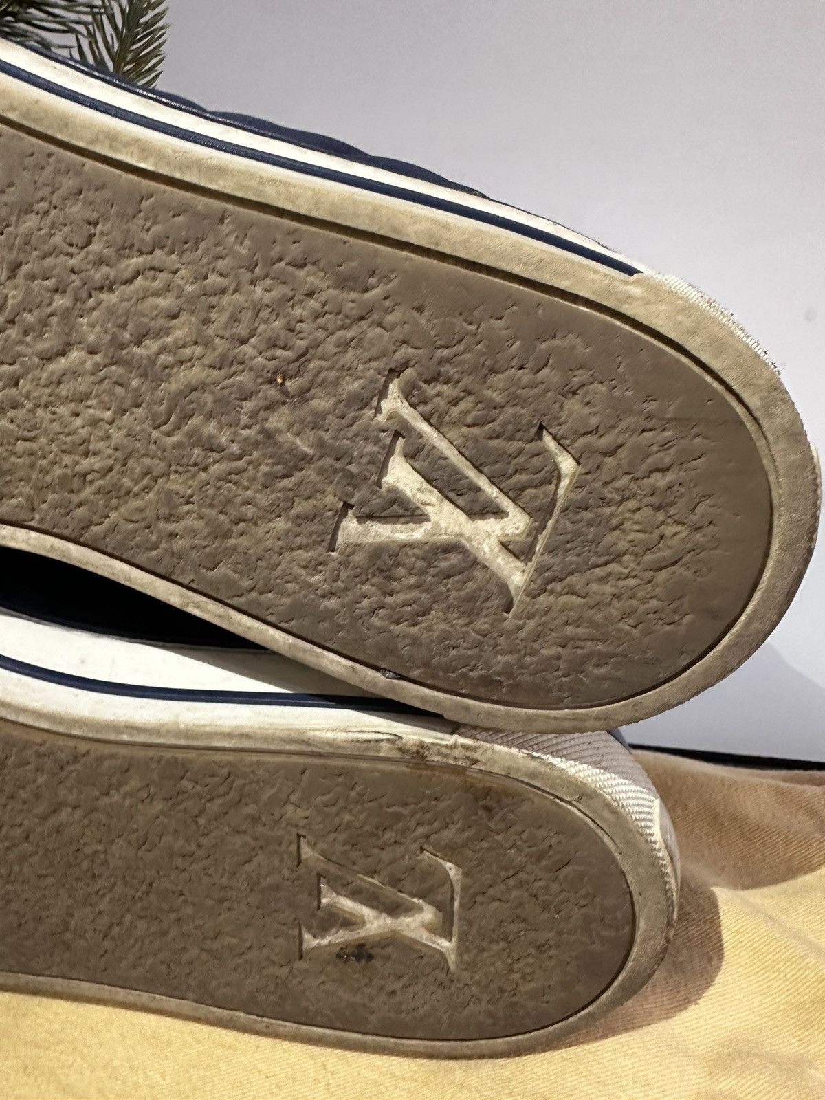 Louis Vuitton Navy Blue Sneakers Size US 11.5 / EU 44-45 - 11 Thumbnail
