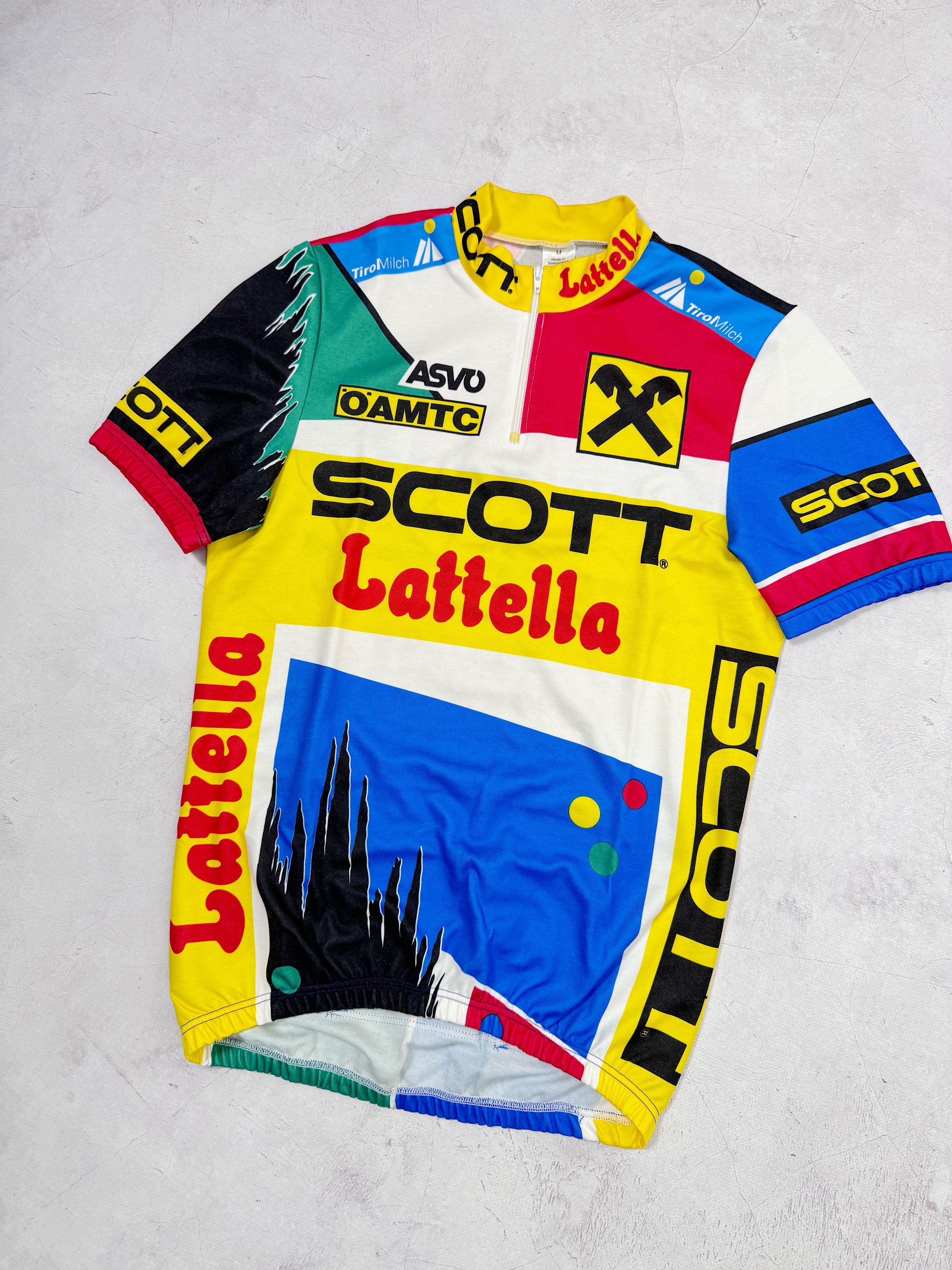 Vintage Vintage Scott Lattella Cycling Jersey ASVO Size US M / EU 48-50 / 2 - 2 Thumbnail