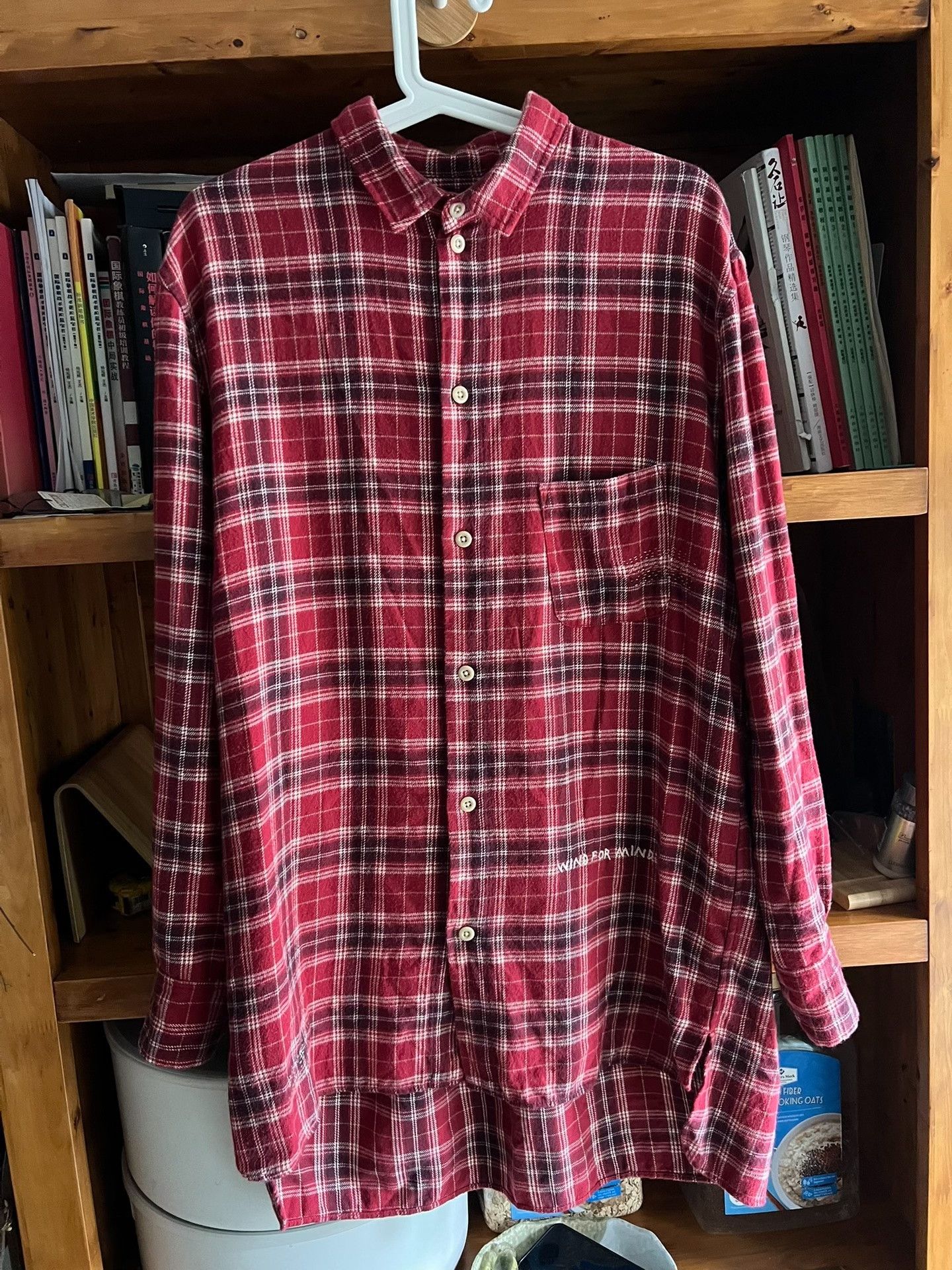 Porter Classic Porter Classic Early Red Check Long Shirt Size US S / EU 44-46 / 1 - 2 Thumbnail