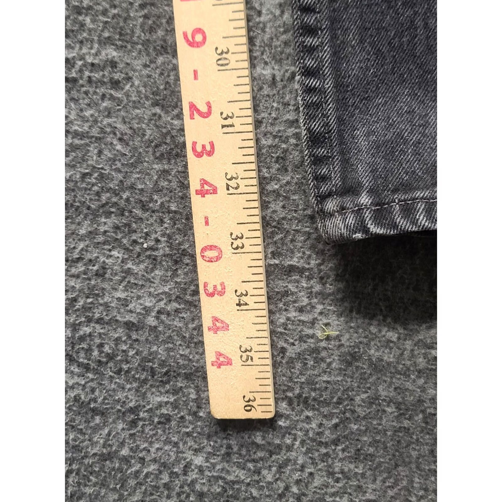 Levi's VINTAGE Levi's 550 Jeans Mens 32x34 Regular Fit Tapered USA Made 90s Grunge Rock Black Denim Jeans Size US 32 / EU 48 - 6 Thumbnail