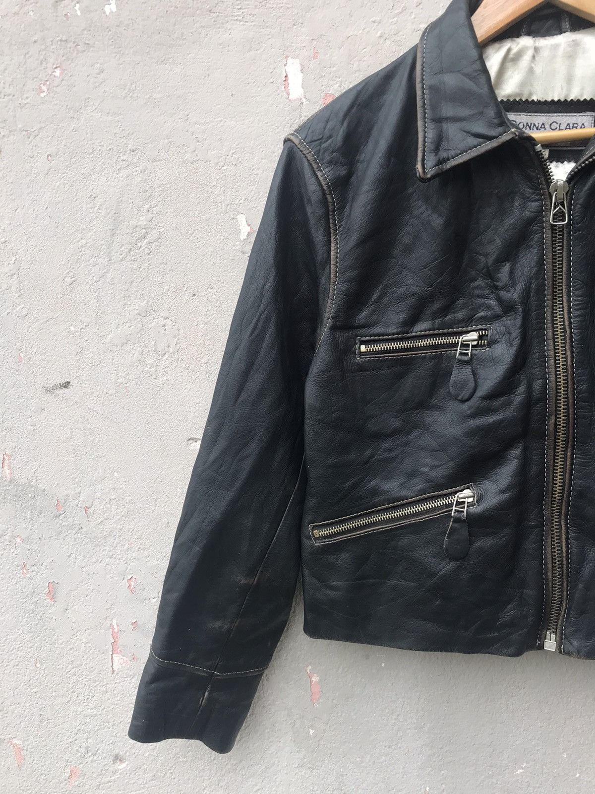 Japanese Brand × Vintage Donna Clara By Itinerance Leather Jacket Size S / US 4 / IT 40 - 2 Thumbnail