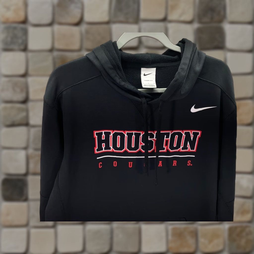 Nike Nike Houston Therma Fit Hooded Sweatshirt Mens L Black Pullover Logo Size US L / EU 52-54 / 3 - 1 Thumbnail