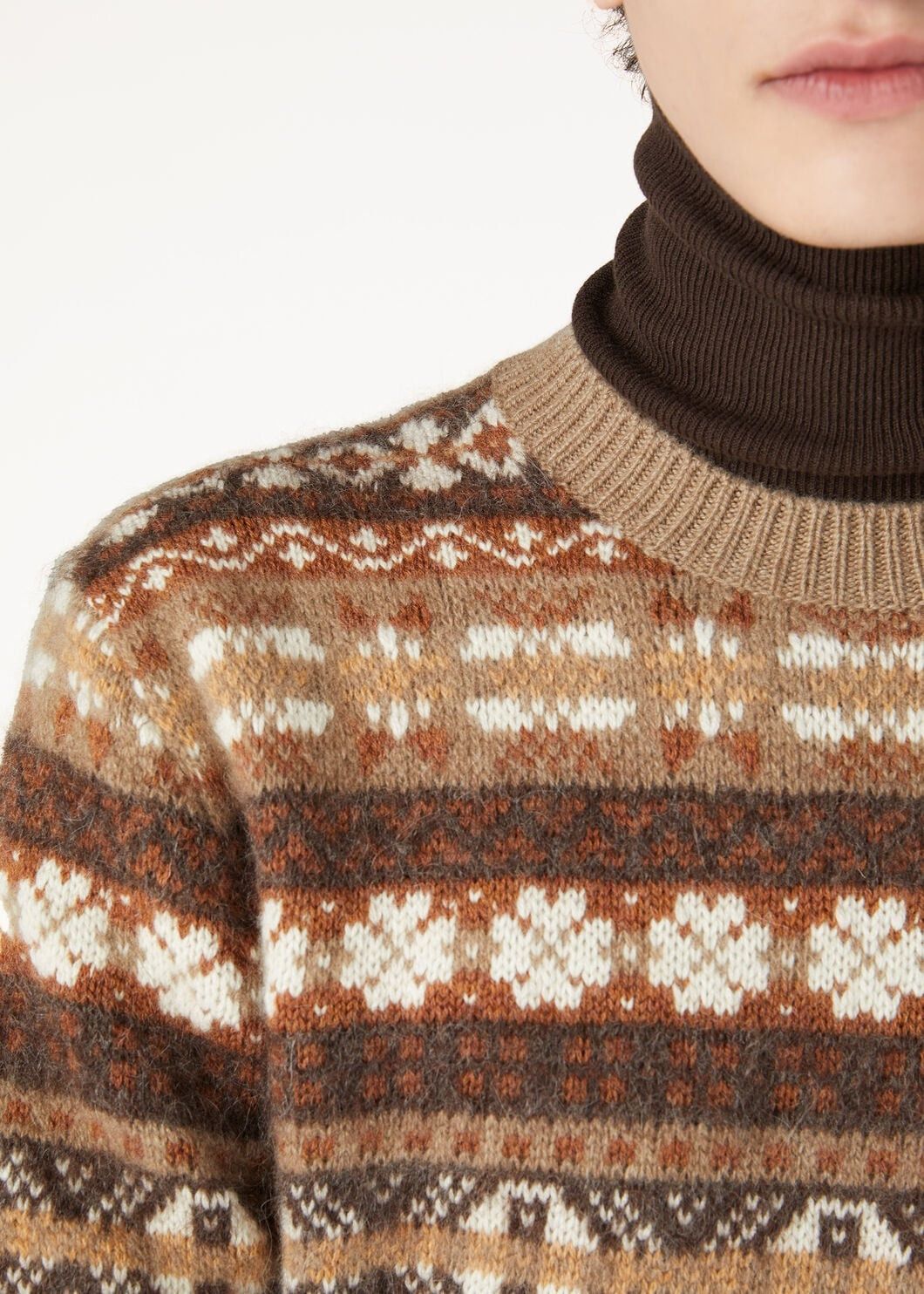 Loro Piana o1w1db10725 FAO2935 Scopello Crewneck Sweater in Multicolor Size US XL / EU 56 / 4 - 3 Thumbnail