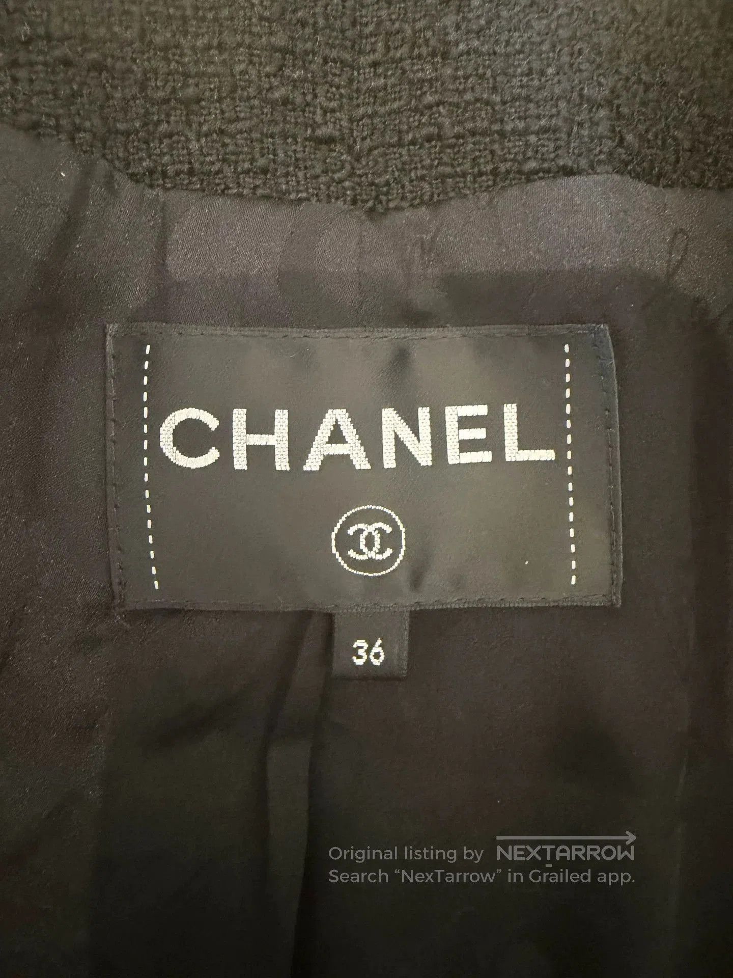 Chanel Chanel Metropolis Black Wool Jacket. Size US S / EU 44-46 / 1 - 3 Thumbnail