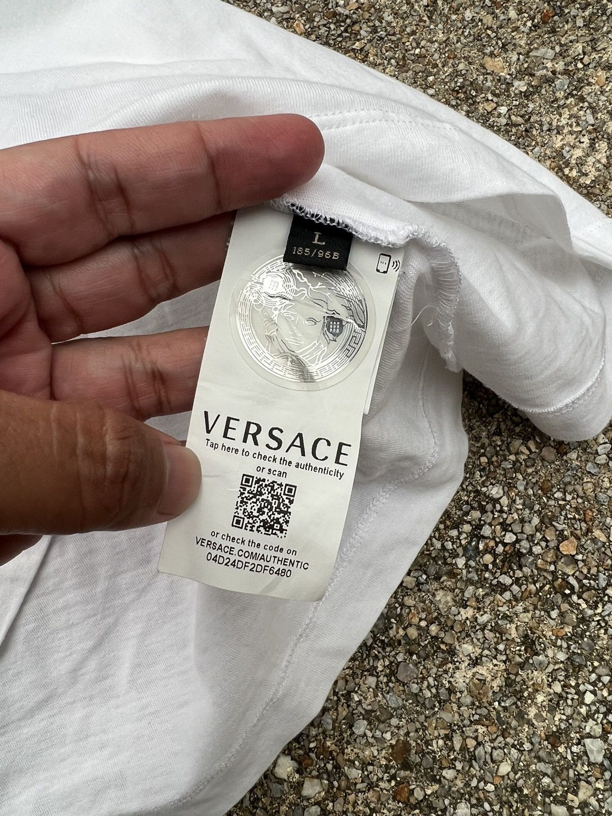 Versace Versace Spell Out Made In Italy Shirt Size US M / EU 48-50 / 2 - 5 Thumbnail