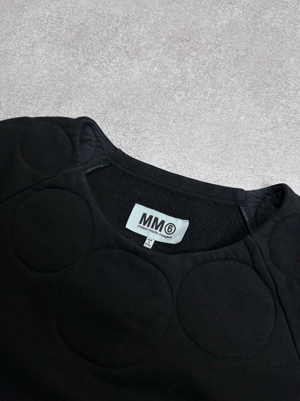 Maison Margiela Maison Margiela MM6 Black Embroidery Sweatshirt M Size US M / EU 48-50 / 2 - 3 Thumbnail