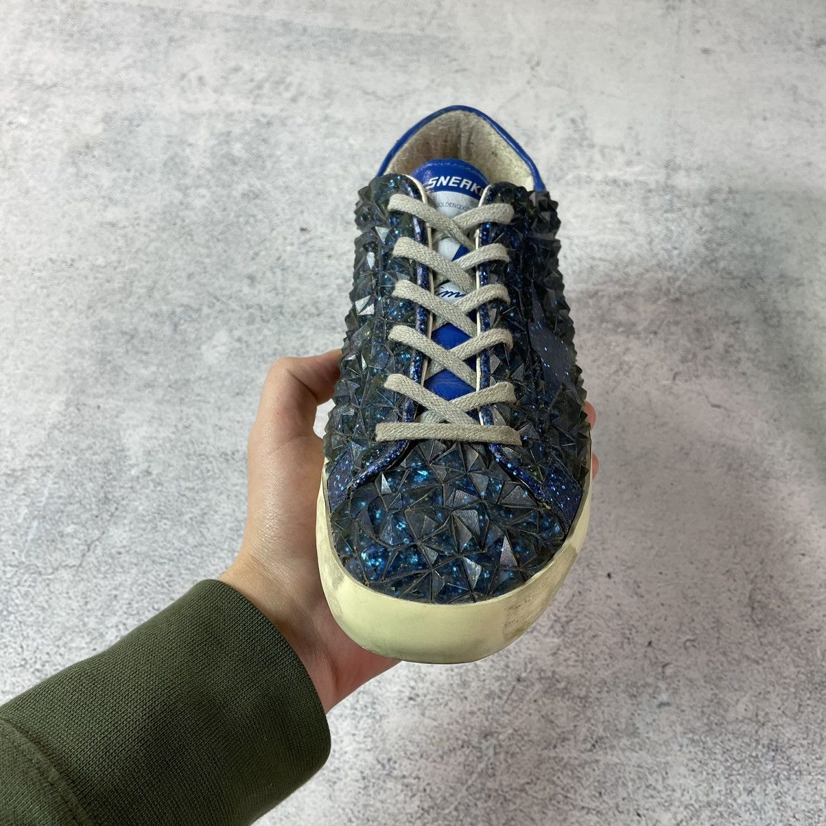 Golden Goose GOLDEN GOOSE SUPERSTAR 3D Crystal effect Glitter Sneakers Size US 9 / IT 39 - 5 Thumbnail
