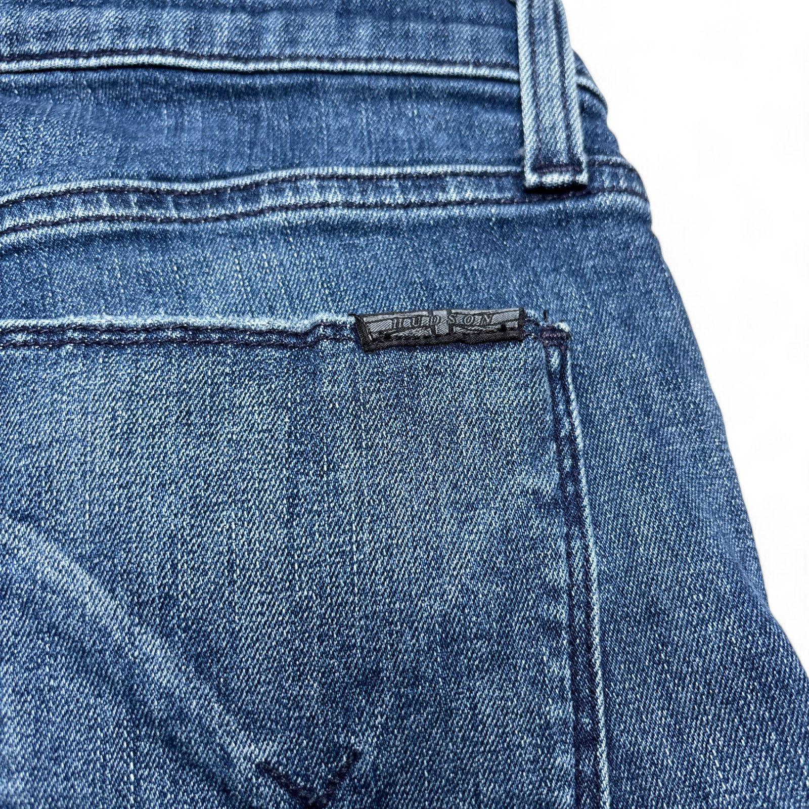 Hudson Hudson Natalie Super Skinny Mid Rise Ankle Raw Hem Jeans 28 Size 28" / US 6 / IT 42 - 9 Thumbnail