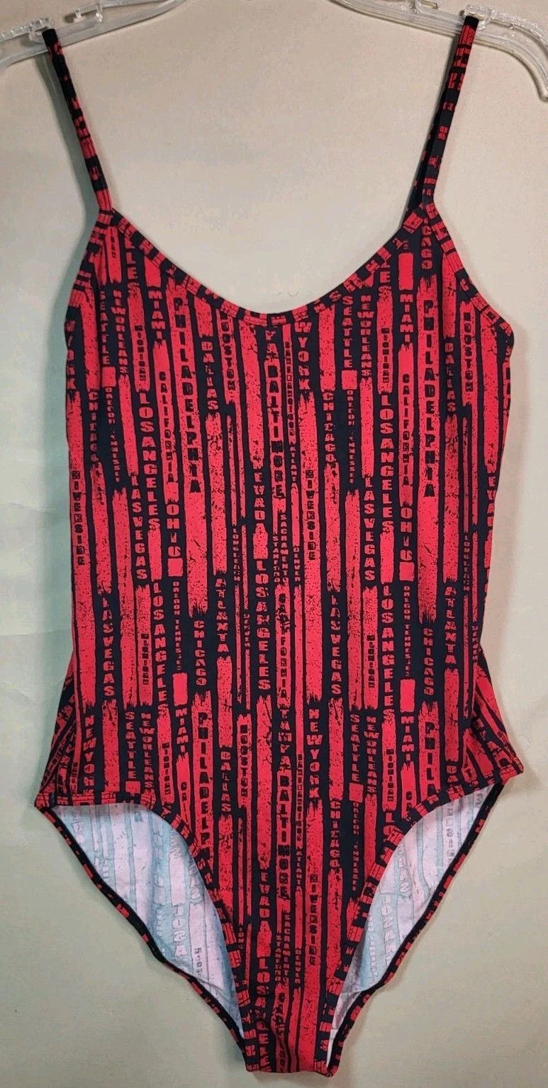 Other Ethika Women's Pull-On Bodysuit Red & Black Logo Size L / US 10 / IT 46 - 1 Thumbnail