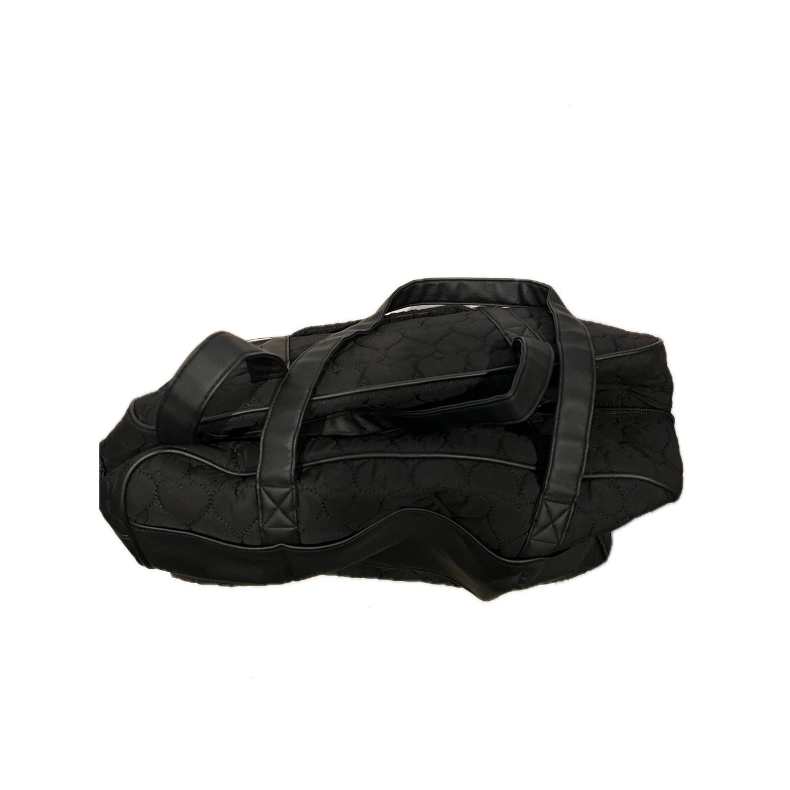 Betsey Johnson Betsey Johnson Black Heart Quilted Travel Bag 18x12x9 inches Size ONE SIZE - 3 Thumbnail
