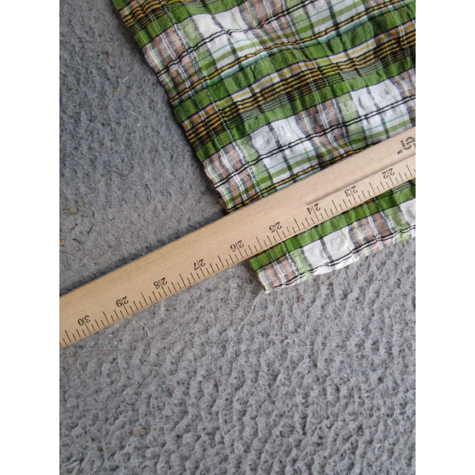 Ettinger VINTAGE GB Cargo Shorts Men 36 Green Plaid Y2K Design Baggy Skater Size US 36 / EU 52 - 7 Thumbnail