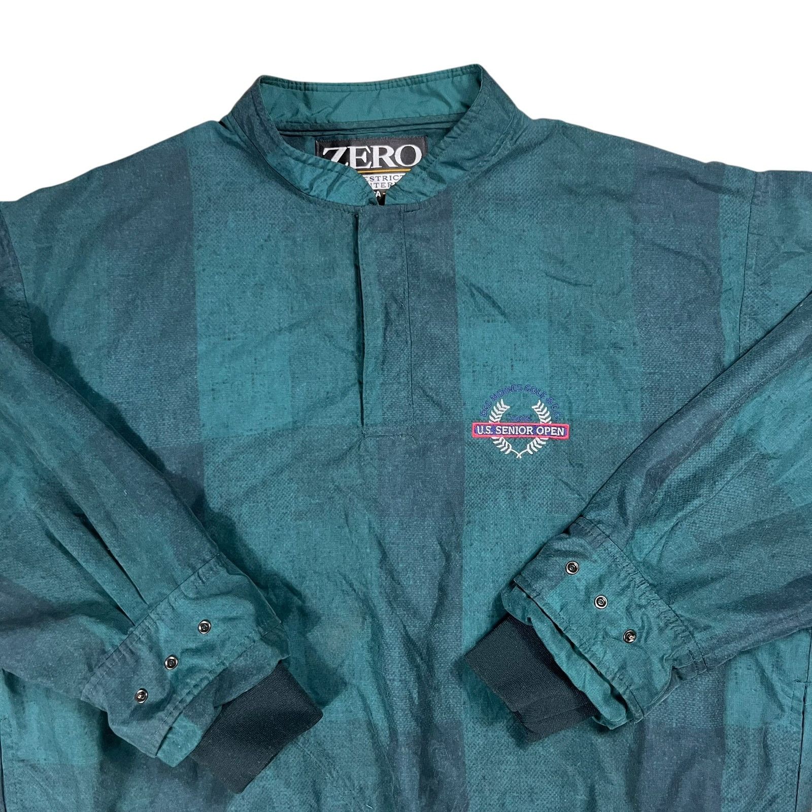 Vintage Vintage 1999 U.S. Senior Open golf tournament windbreaker Size US L / EU 52-54 / 3 - 2 Thumbnail