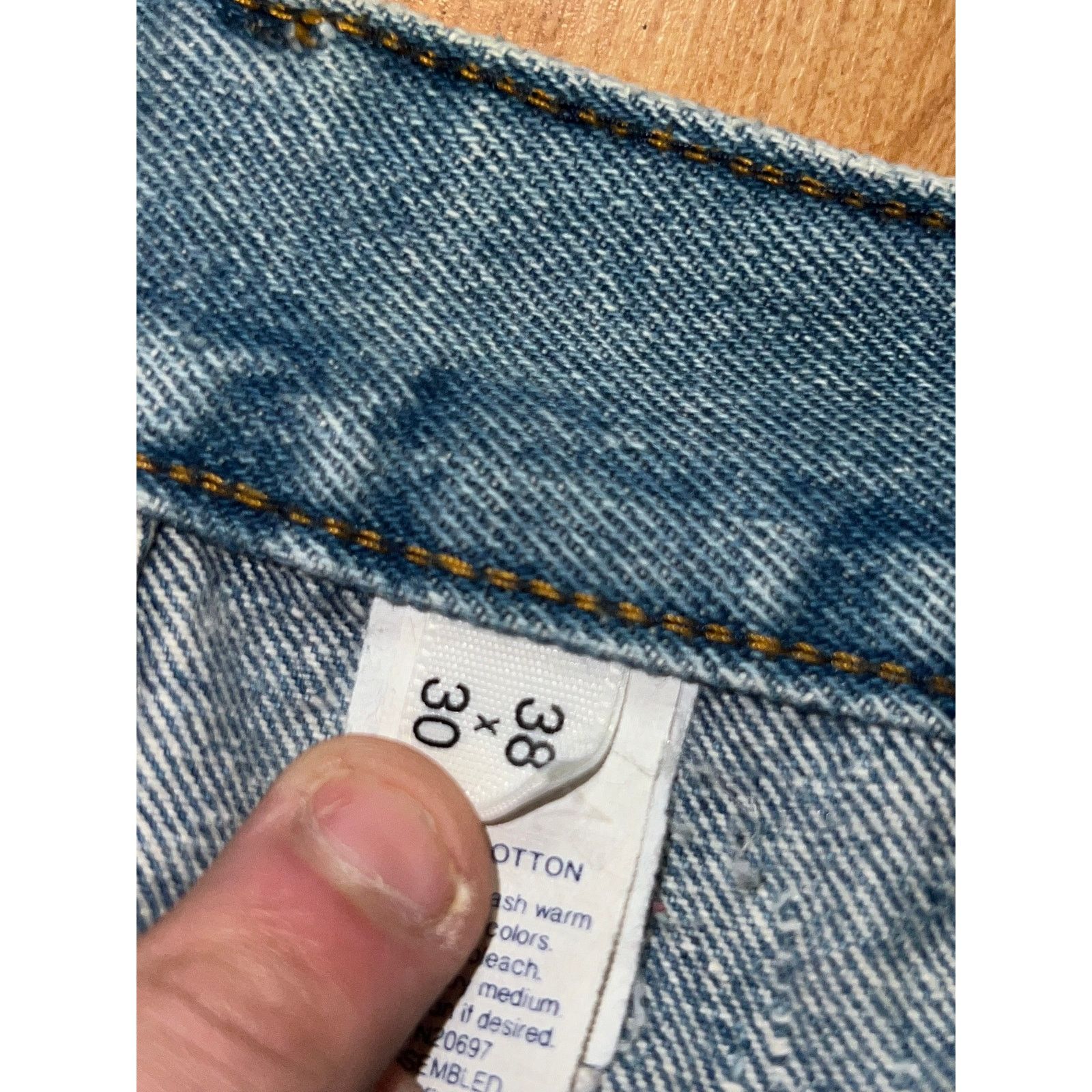 Dickies Vintage Dickies Branders Jeans Bottoms Denim Pants 38x30 Size US 38 / EU 54 - 9 Thumbnail