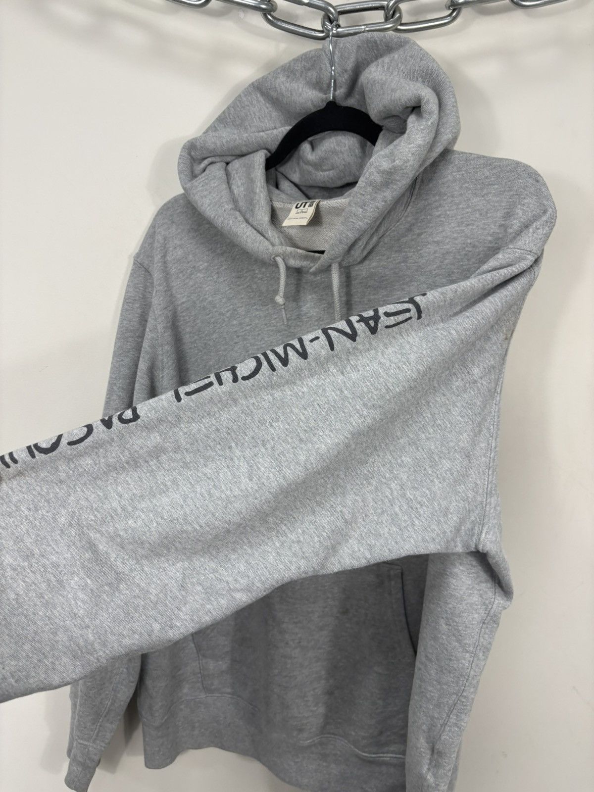 Uniqlo Uniqlo Jean Michel Basquiat Men’s Grey Classic Hoodie Size US L / EU 52-54 / 3 - 16 Thumbnail