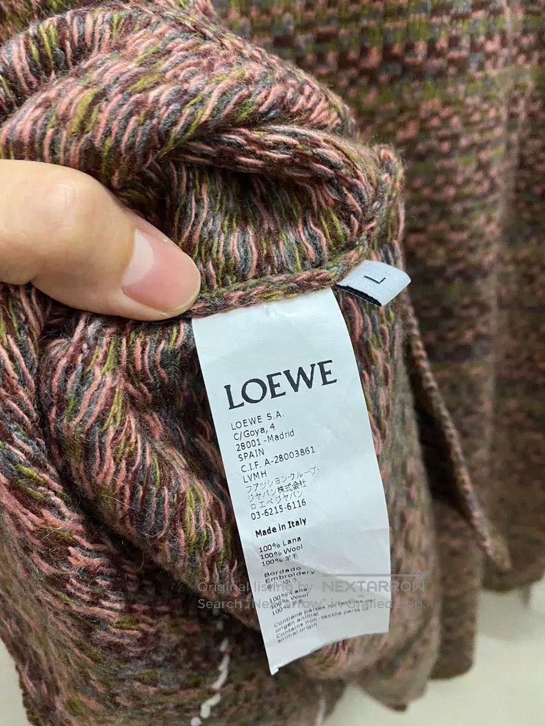 Loewe Loewe Wool knit embroidery Size L / US 10 / IT 46 - 8 Thumbnail