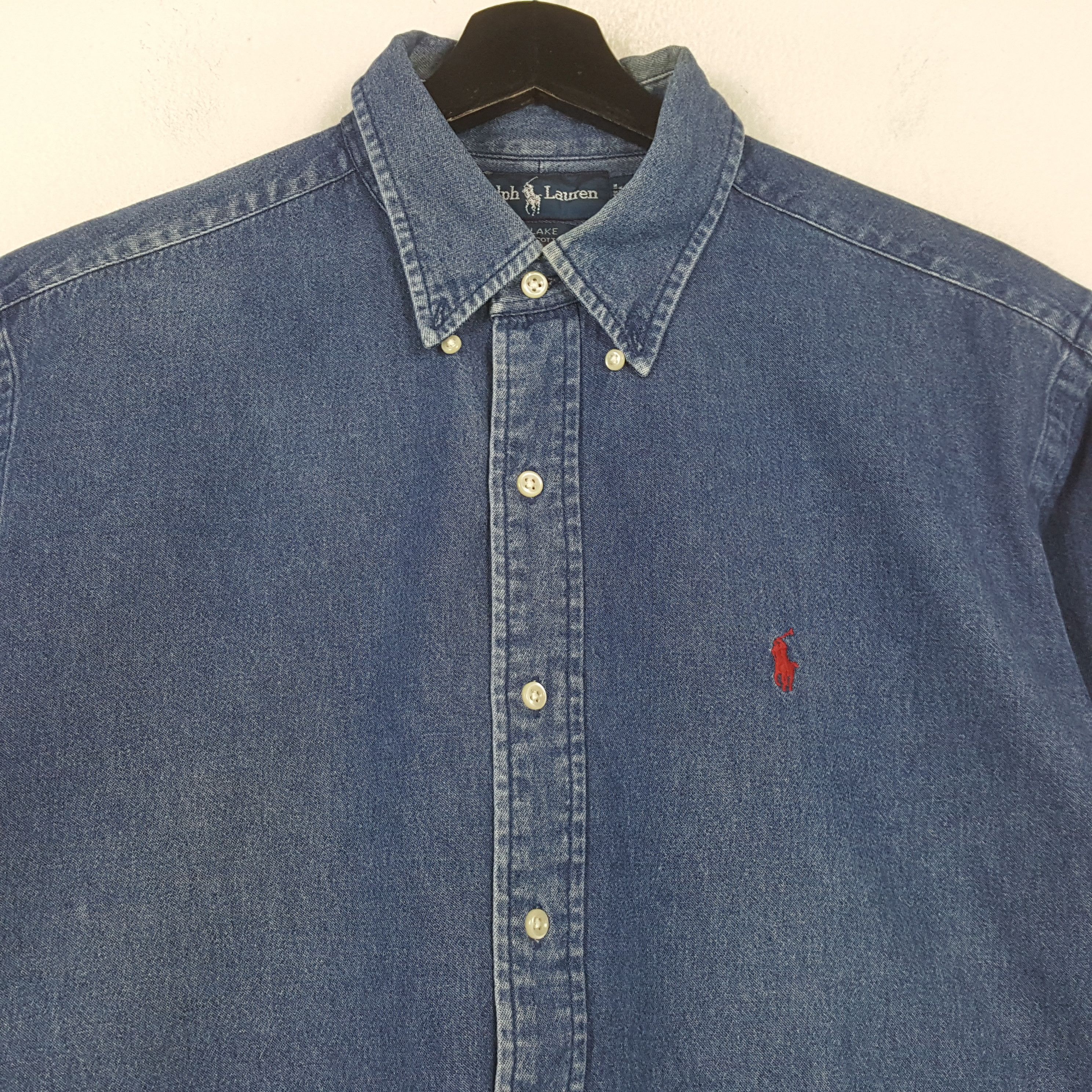 Ralph Lauren RALPH LAUREN Fashion Brand Small Logo Shirt 31 Size US XL / EU 56 / 4 - 2 Thumbnail