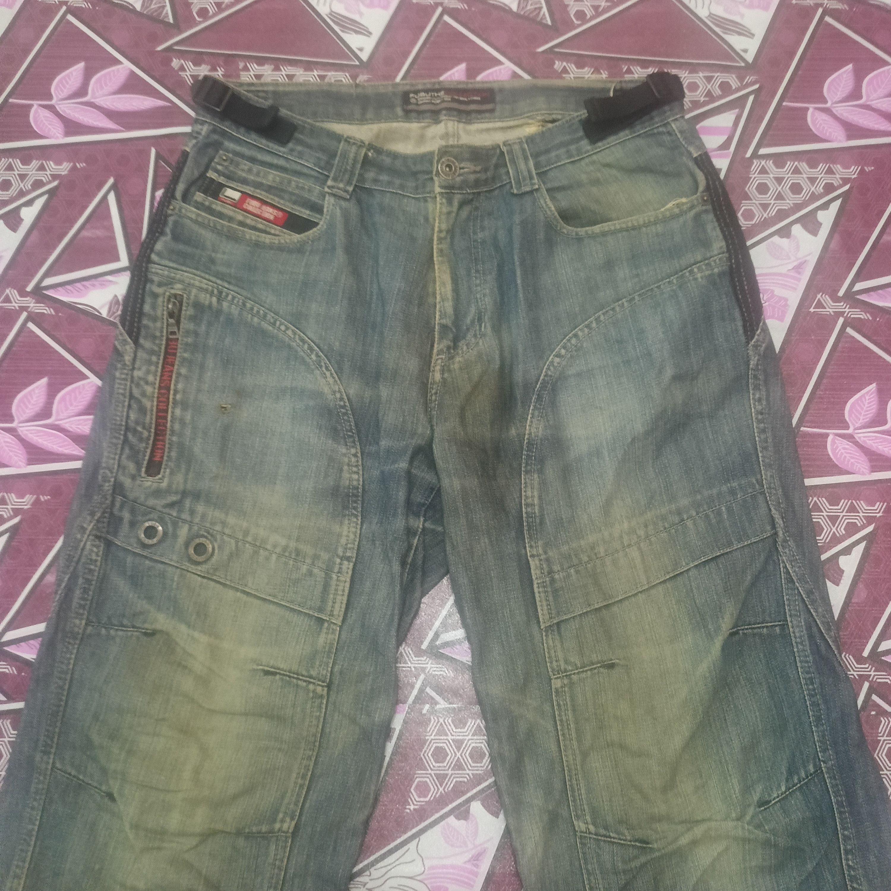 Fubu × Japanese Brand Fubu jeans collection style distressed denim Size US 31 - 3 Thumbnail