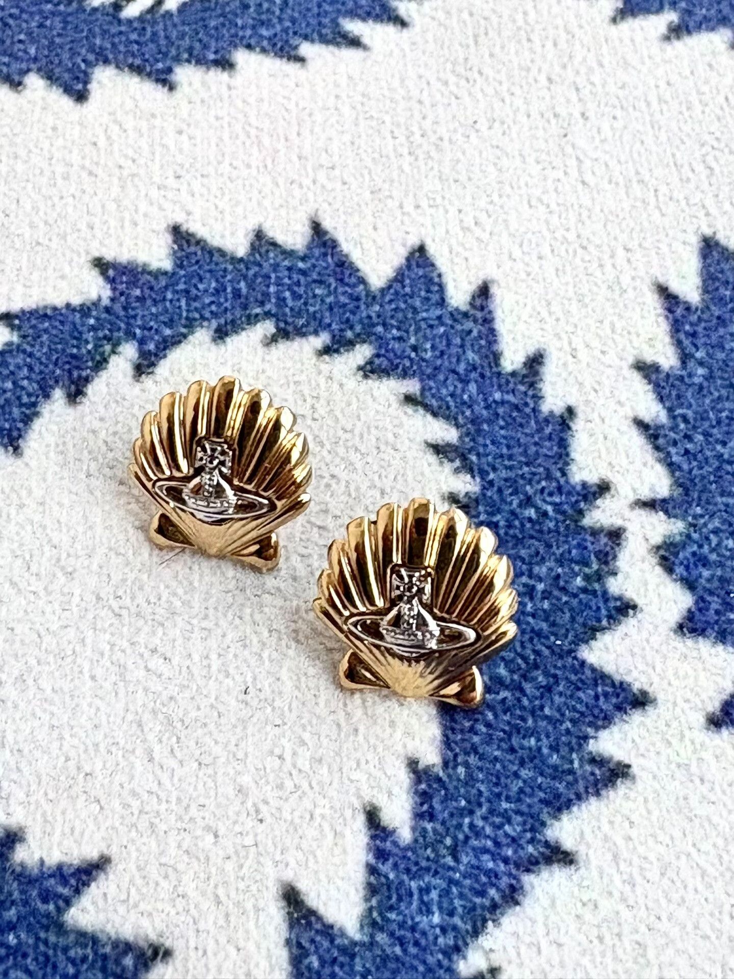 Vivienne Westwood vivienne westwood gold shell earrings Size ONE SIZE - 1 Thumbnail