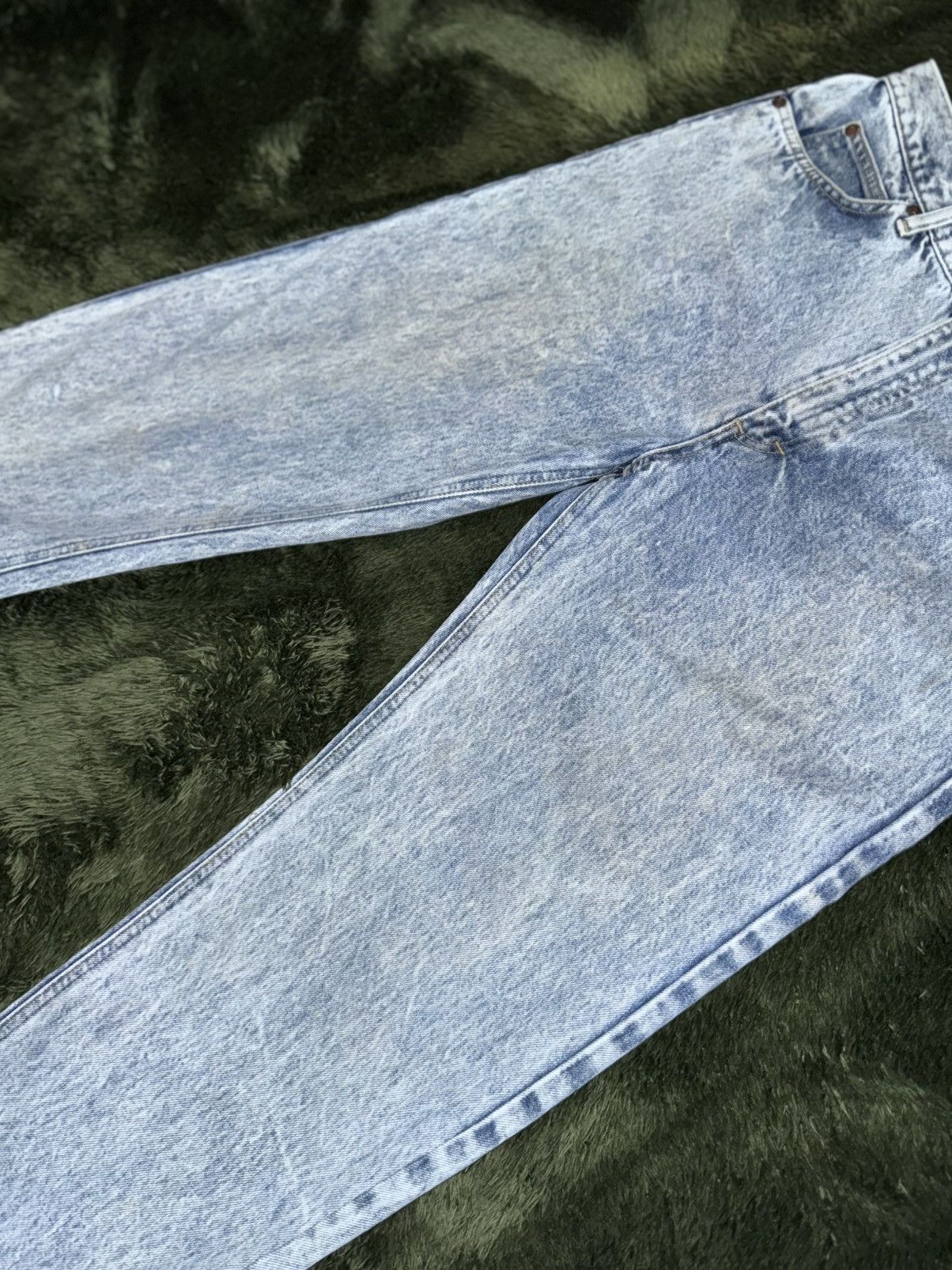 Lee [32X32] LEE RIDERS JAPAN acid washed denim pants indigo Size US 32 / EU 48 - 6 Thumbnail