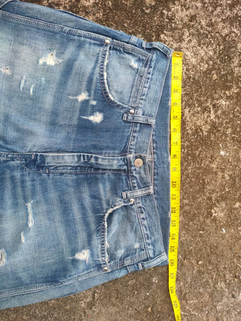 Japanese Brand VINTAGE RNA SLANG FADED DISTRESSED CARGO PANTS Size US 32 / EU 48 - 9 Thumbnail