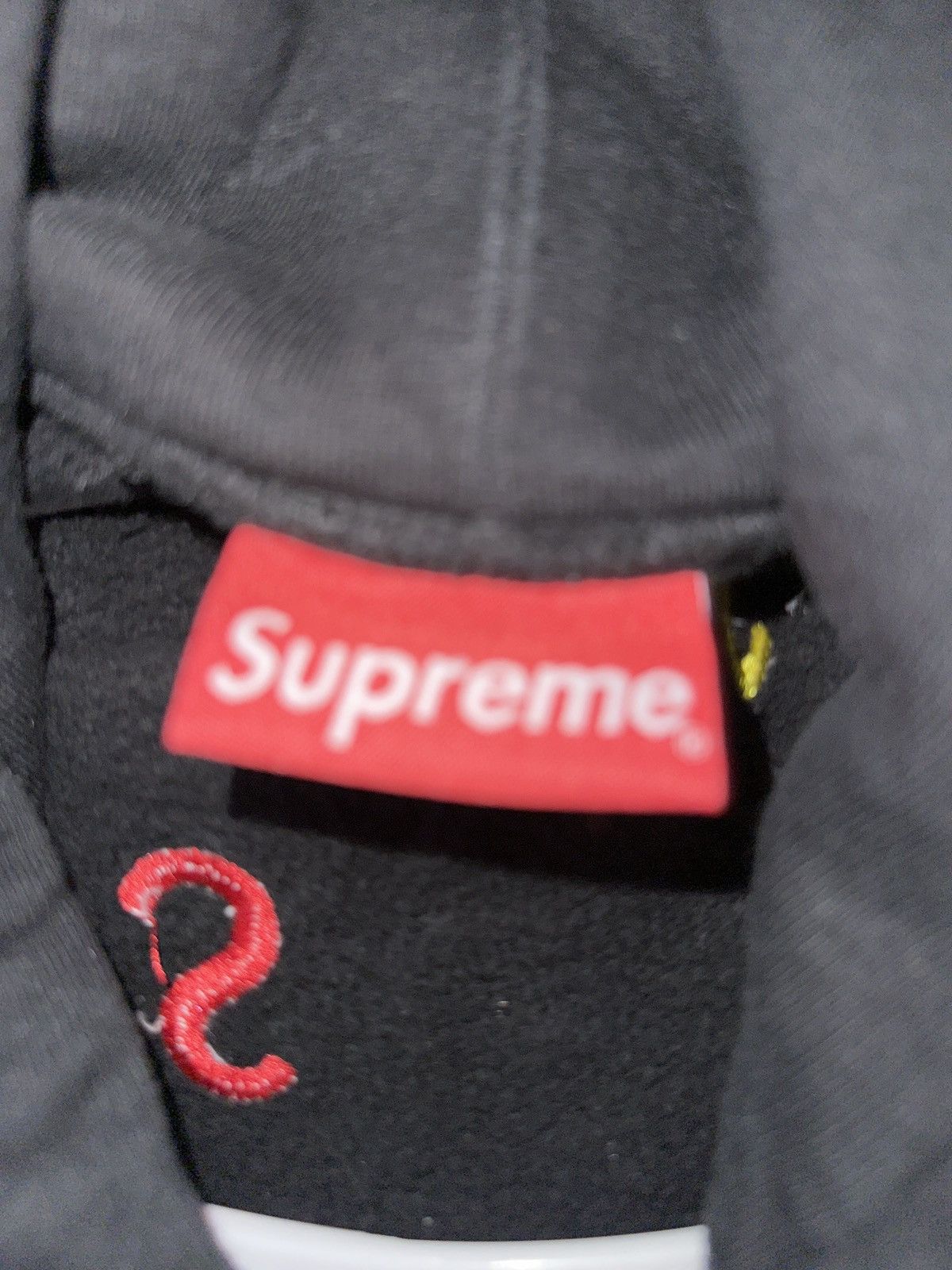 Supreme Supreme Embroided S Hooded Sweatshirt Size US L / EU 52-54 / 3 - 1 Thumbnail