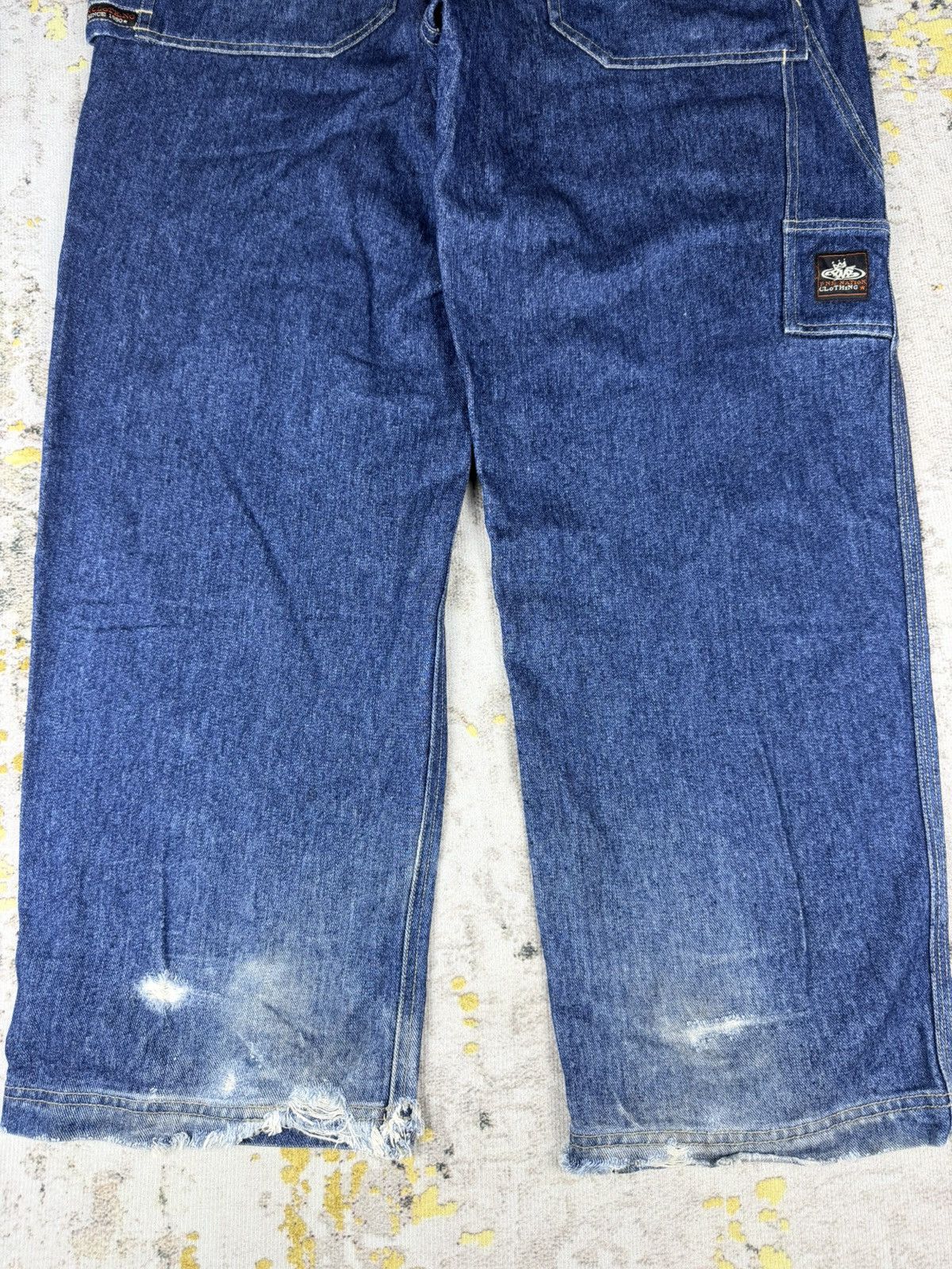 Hook-Ups Vintage 90s PNB Nation Baggy Carpenter Denim Size US 33 - 4 Thumbnail