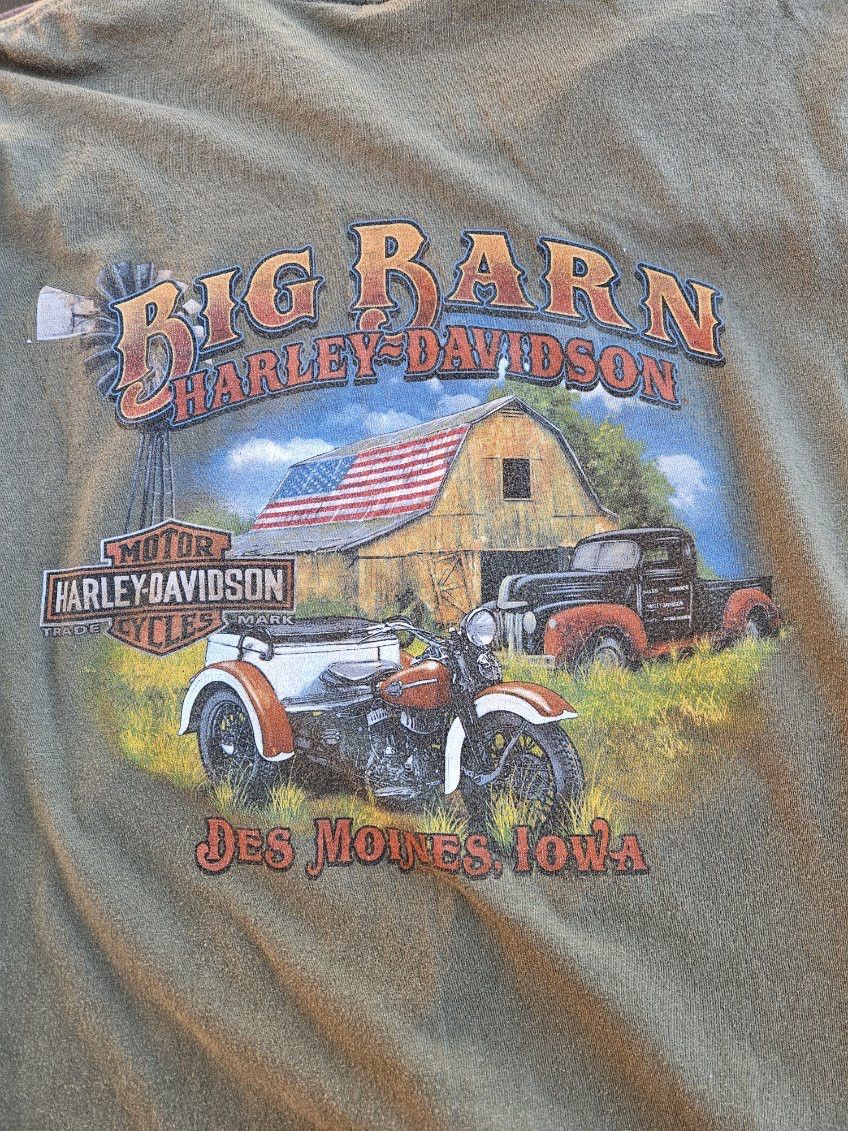 Harley Davidson Harley Davidson Des Moines Iowa Tee Size US XL / EU 56 / 4 - 2 Thumbnail